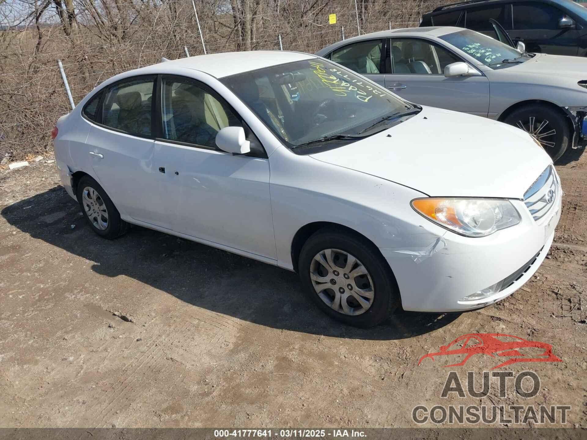 HYUNDAI ELANTRA 2010 - KMHDU4AD1AU114206