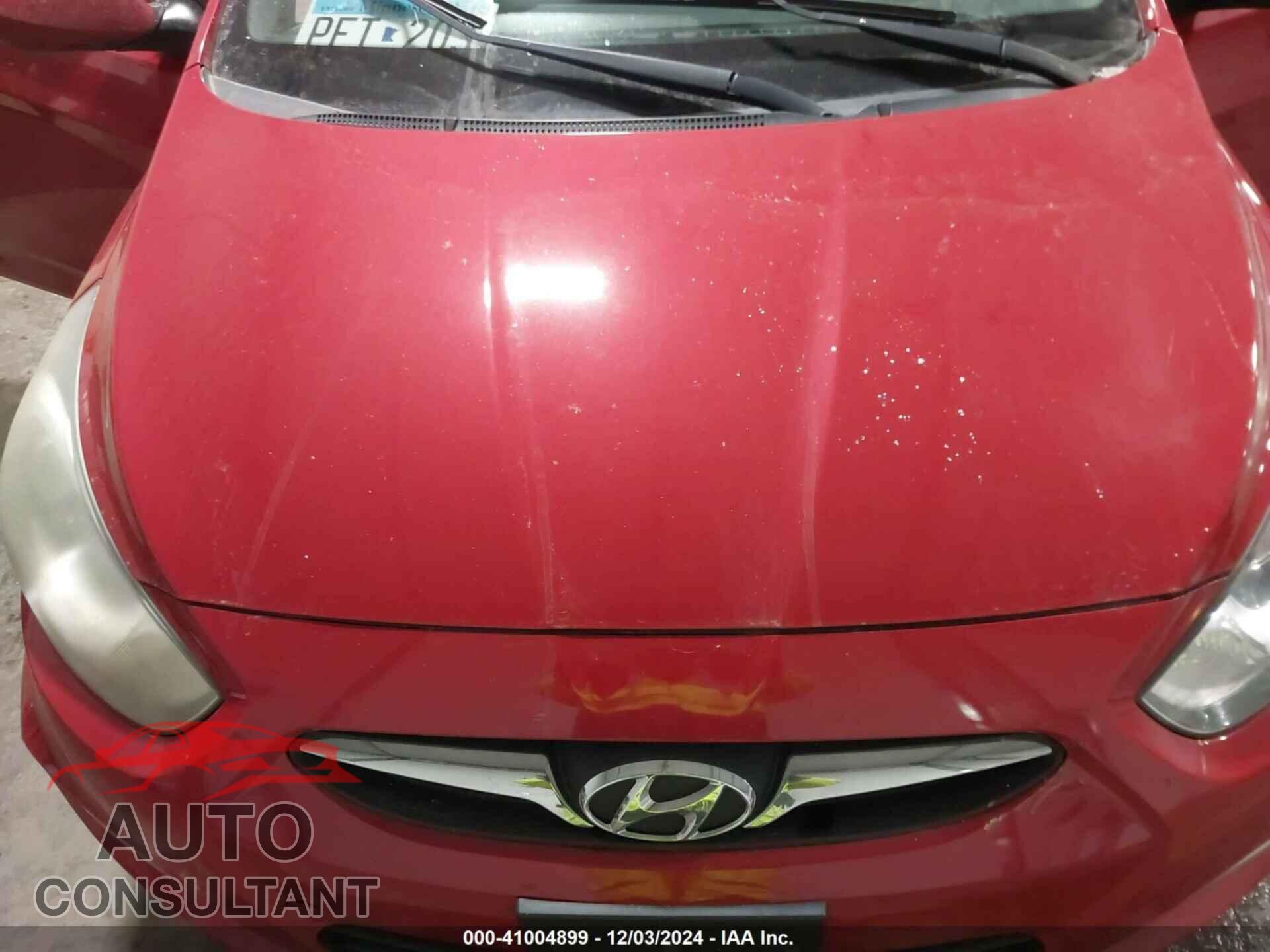 HYUNDAI ACCENT 2012 - KMHCU4AE8CU244832