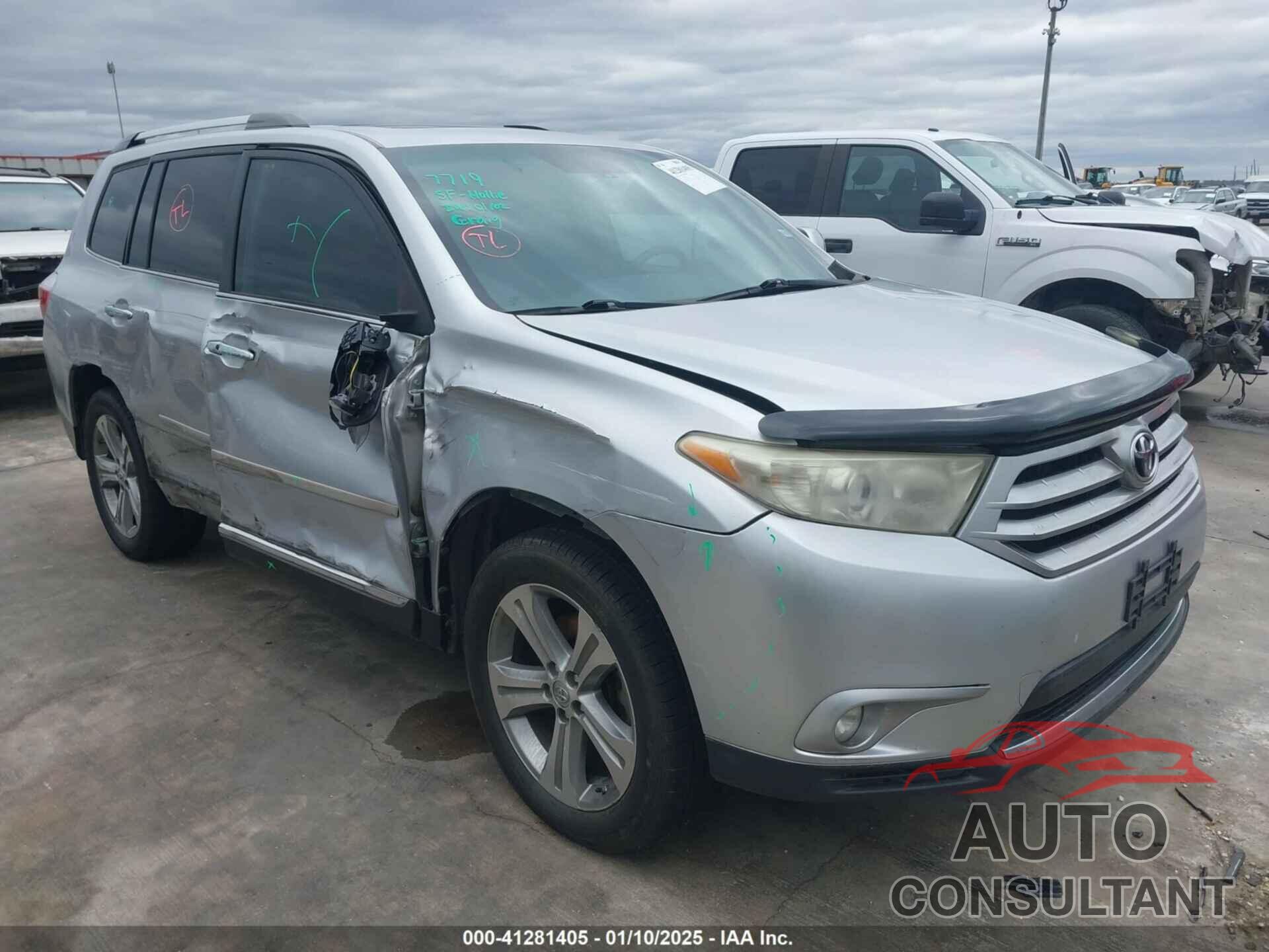 TOYOTA HIGHLANDER 2011 - 5TDYK3EH0BS035151