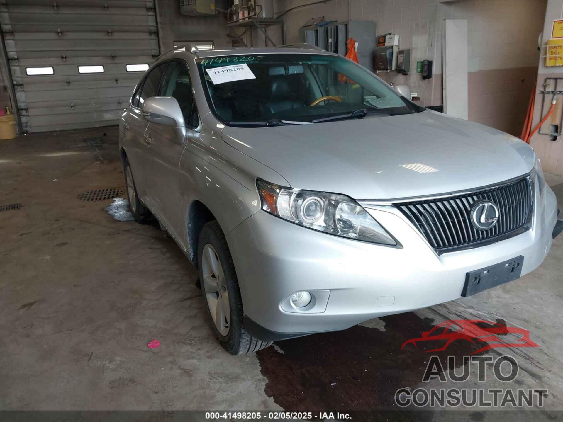 LEXUS RX 350 2011 - 2T2BK1BA7BC087950