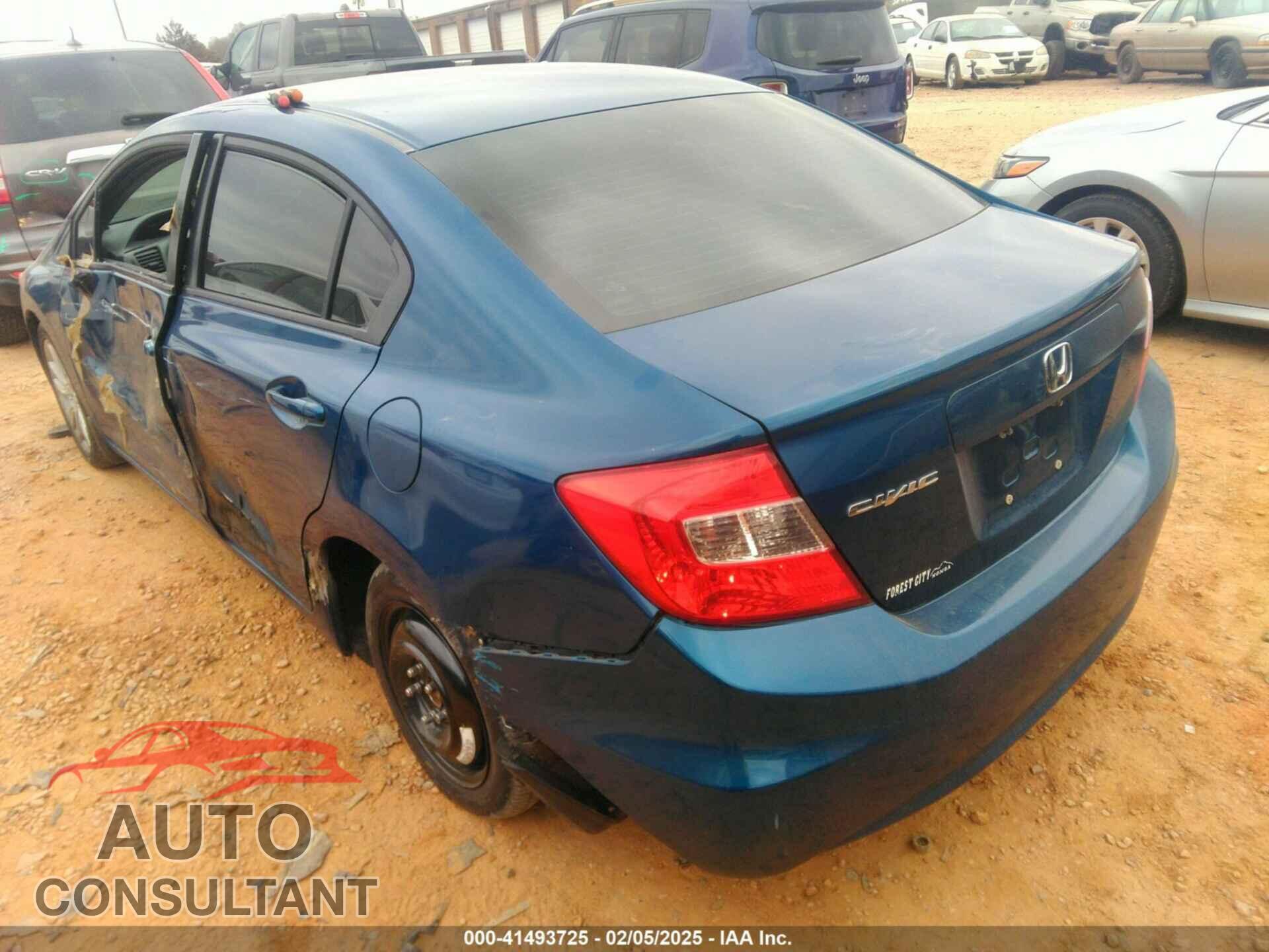HONDA CIVIC 2012 - 2HGFB2F55ch575876