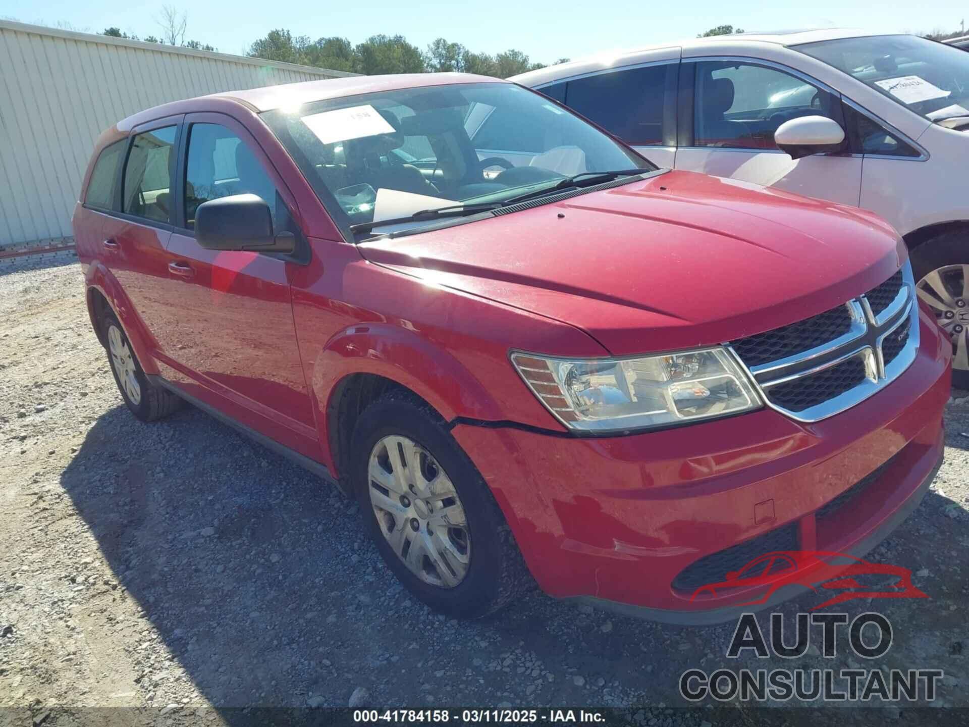 DODGE JOURNEY 2013 - 3C4PDCAB2DT671487
