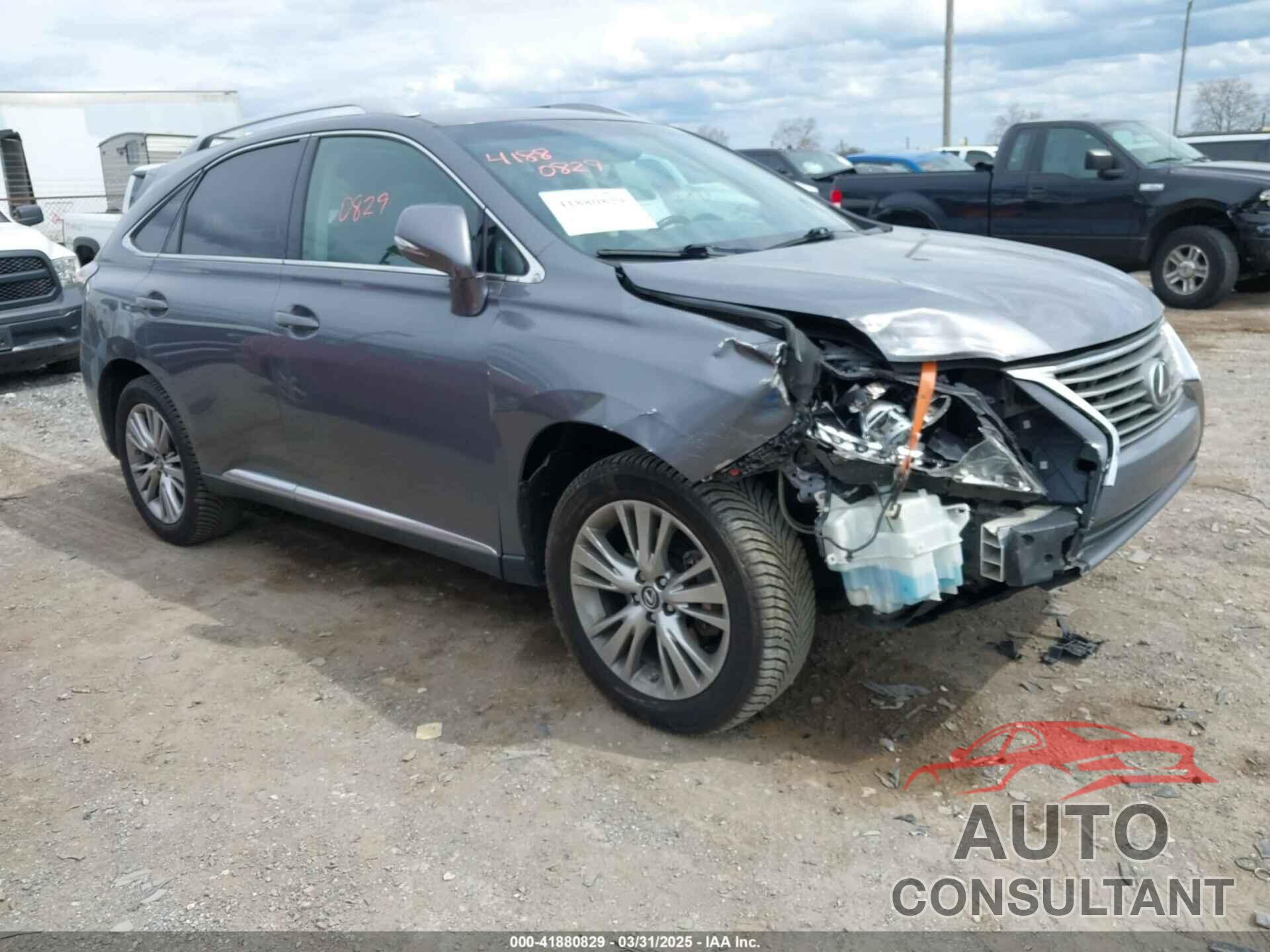 LEXUS RX 350 2013 - 2T2BK1BA8DC164733