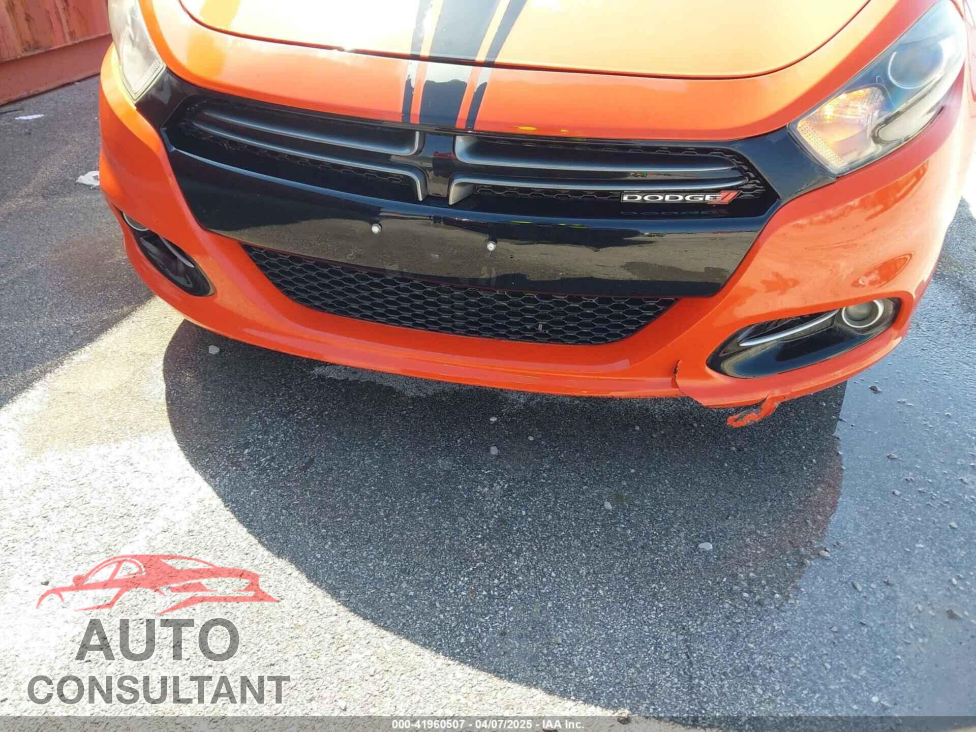 DODGE DART 2015 - 1C3CDFEB0FD352953