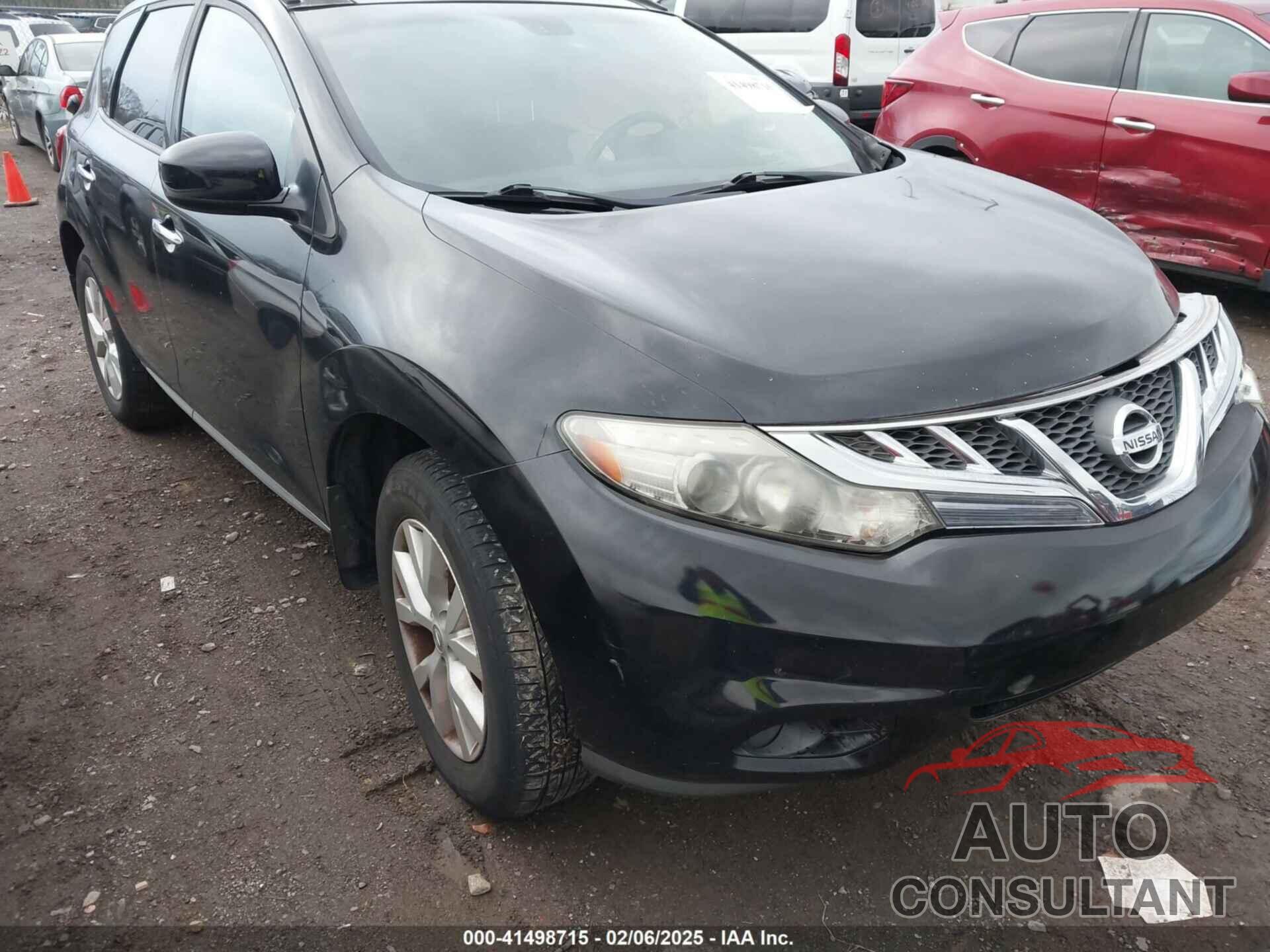 NISSAN MURANO 2012 - JN8AZ1MU6CW109291