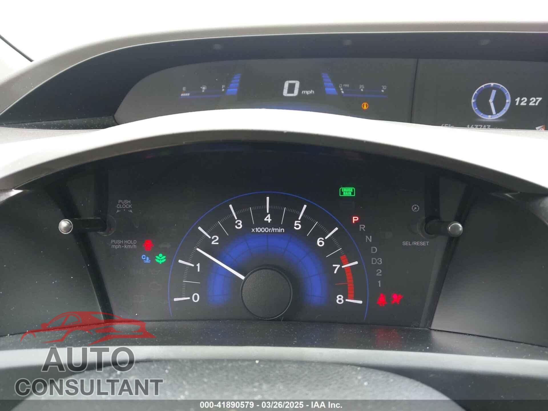 HONDA CIVIC 2012 - 2HGFB2F85CH310871