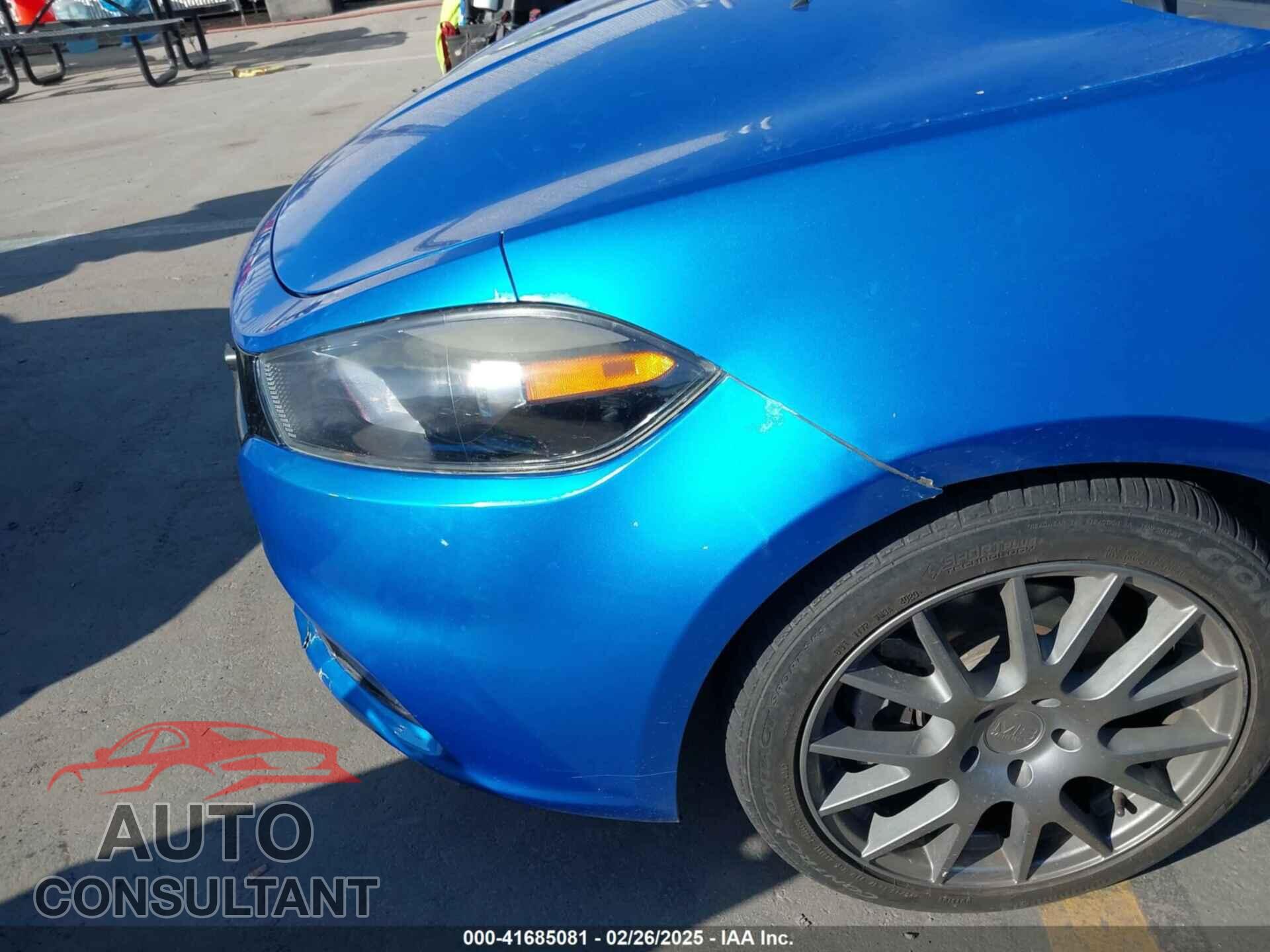 DODGE DART 2015 - 1C3CDFBB5FD201319