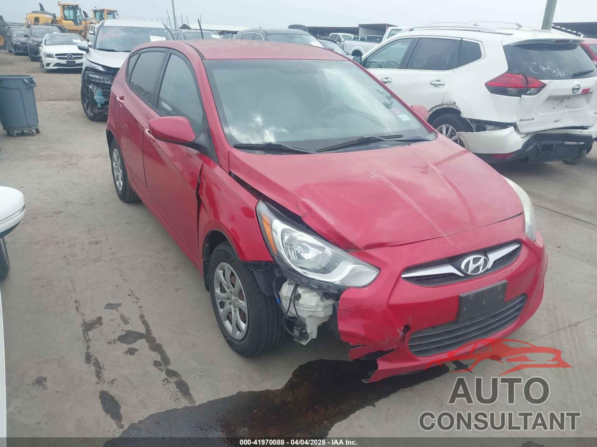 HYUNDAI ACCENT 2012 - KMHCT5AE8CU025037