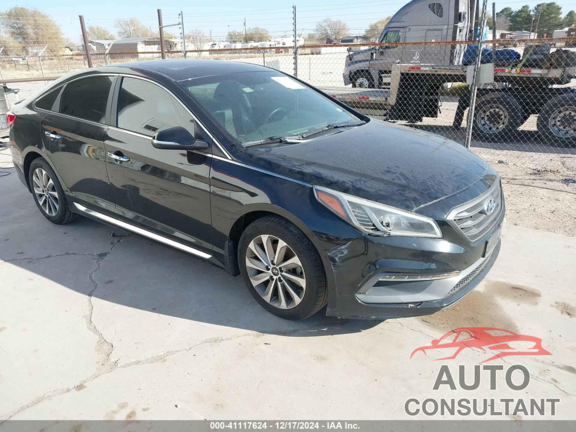 HYUNDAI SONATA 2017 - 5NPE34AF2HH496179