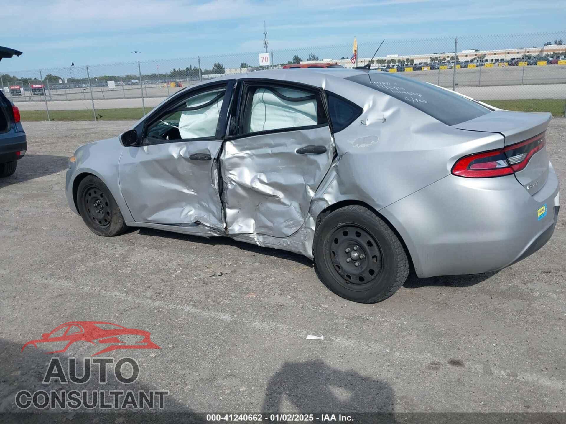 DODGE DART 2013 - 1C3CDFAA0DD106463