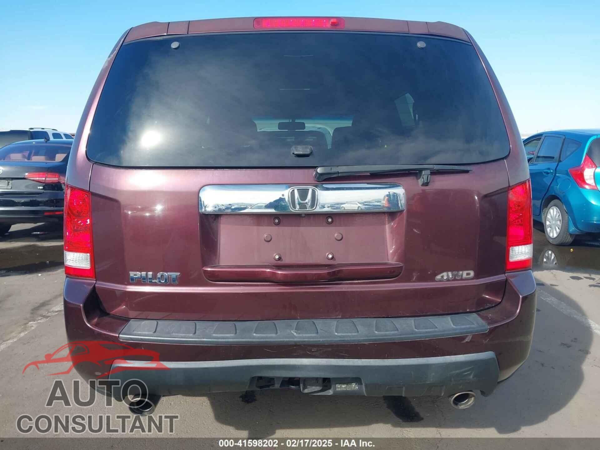 HONDA PILOT 2010 - 5FNYF4H56AB027554
