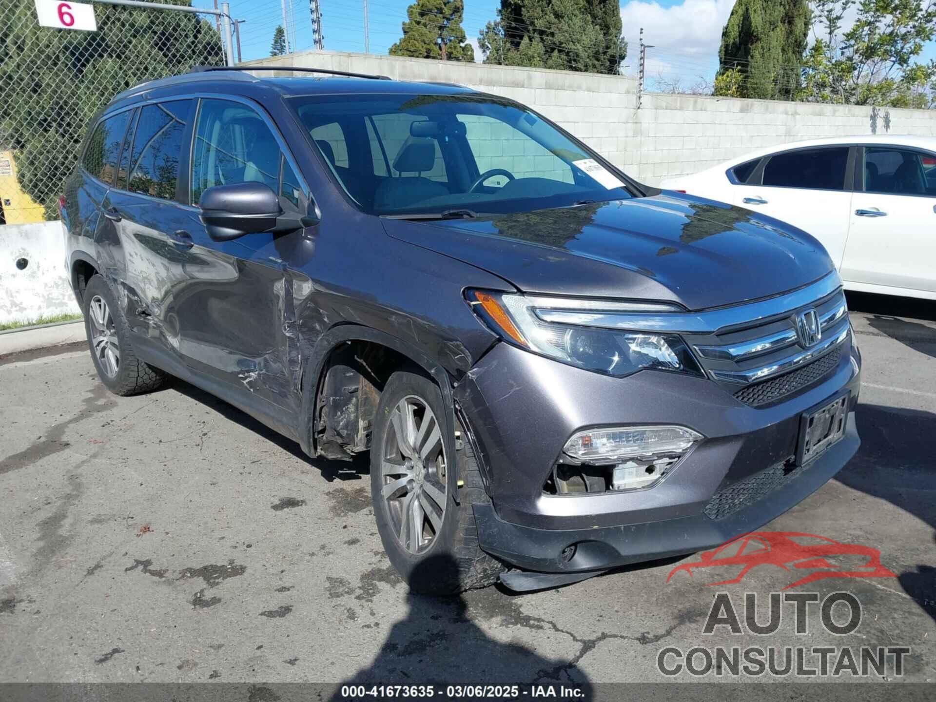 HONDA PILOT 2017 - 5FNYF6H57HB021350