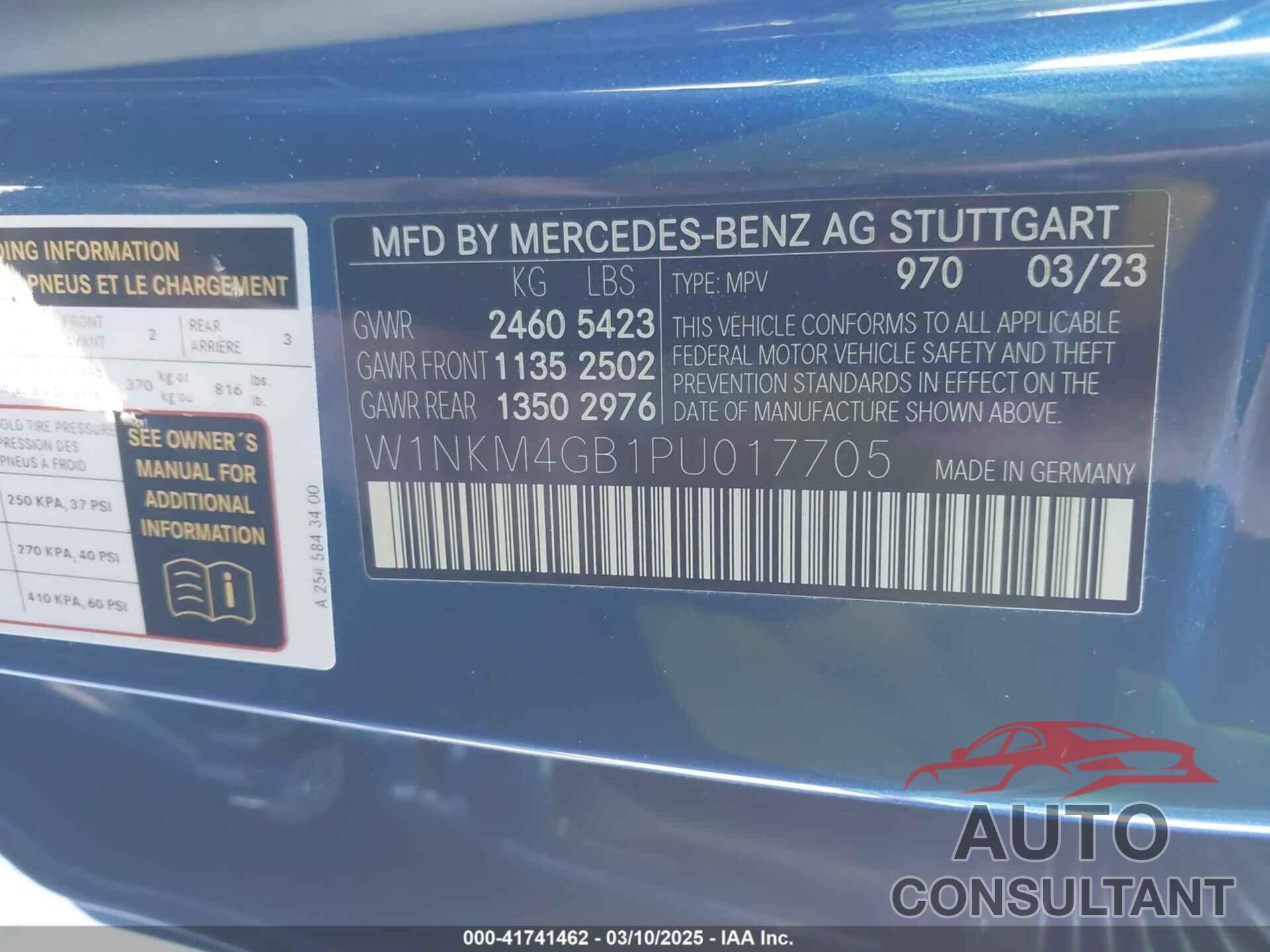 MERCEDES-BENZ GLC 300 2023 - W1NKM4GB1PU017705