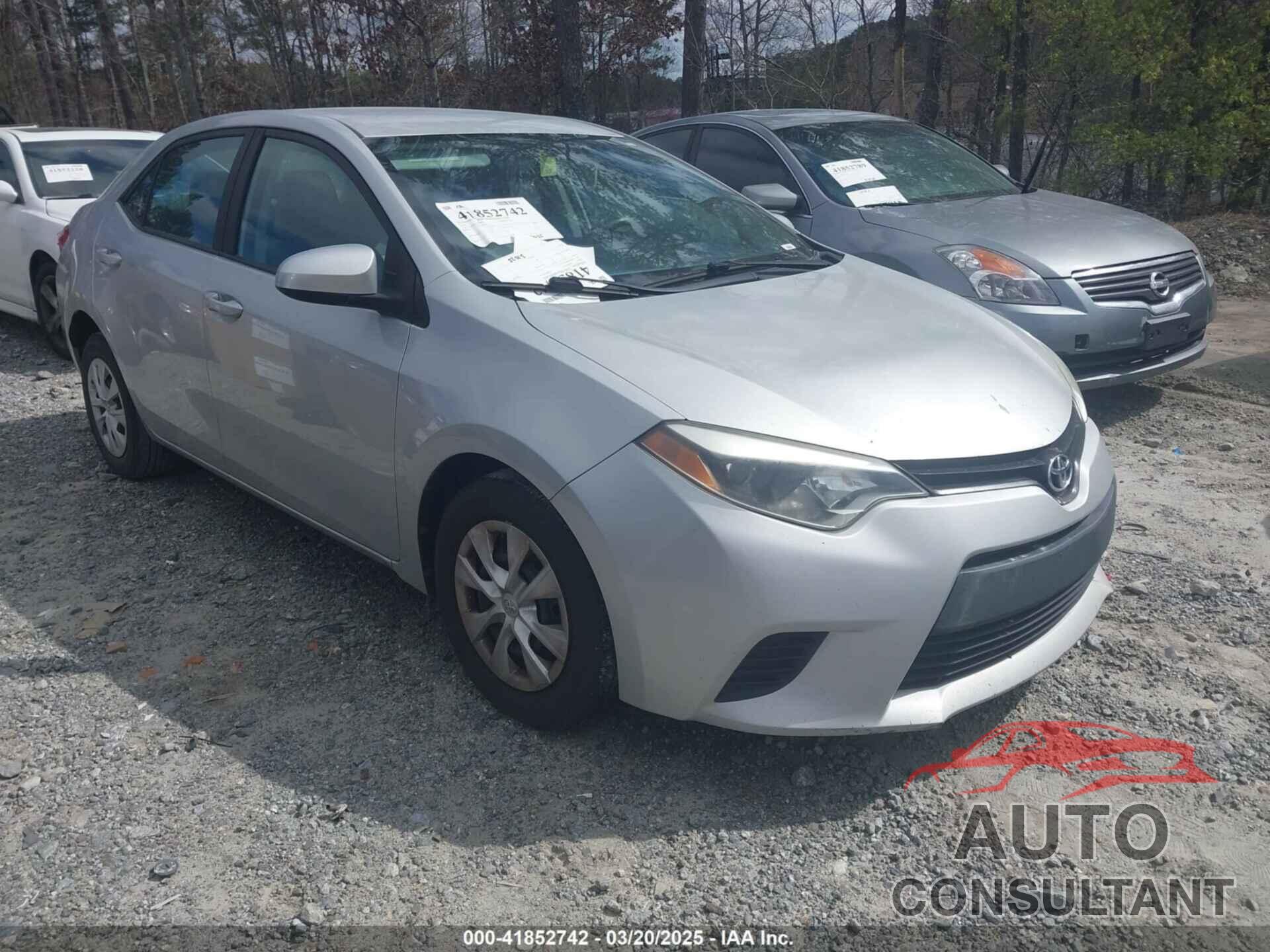 TOYOTA COROLLA 2014 - 2T1BURHE2EC203342