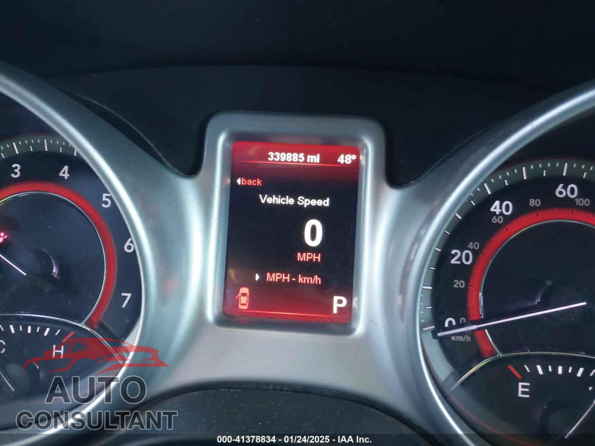 DODGE JOURNEY 2012 - 3C4PDCAB8CT215749