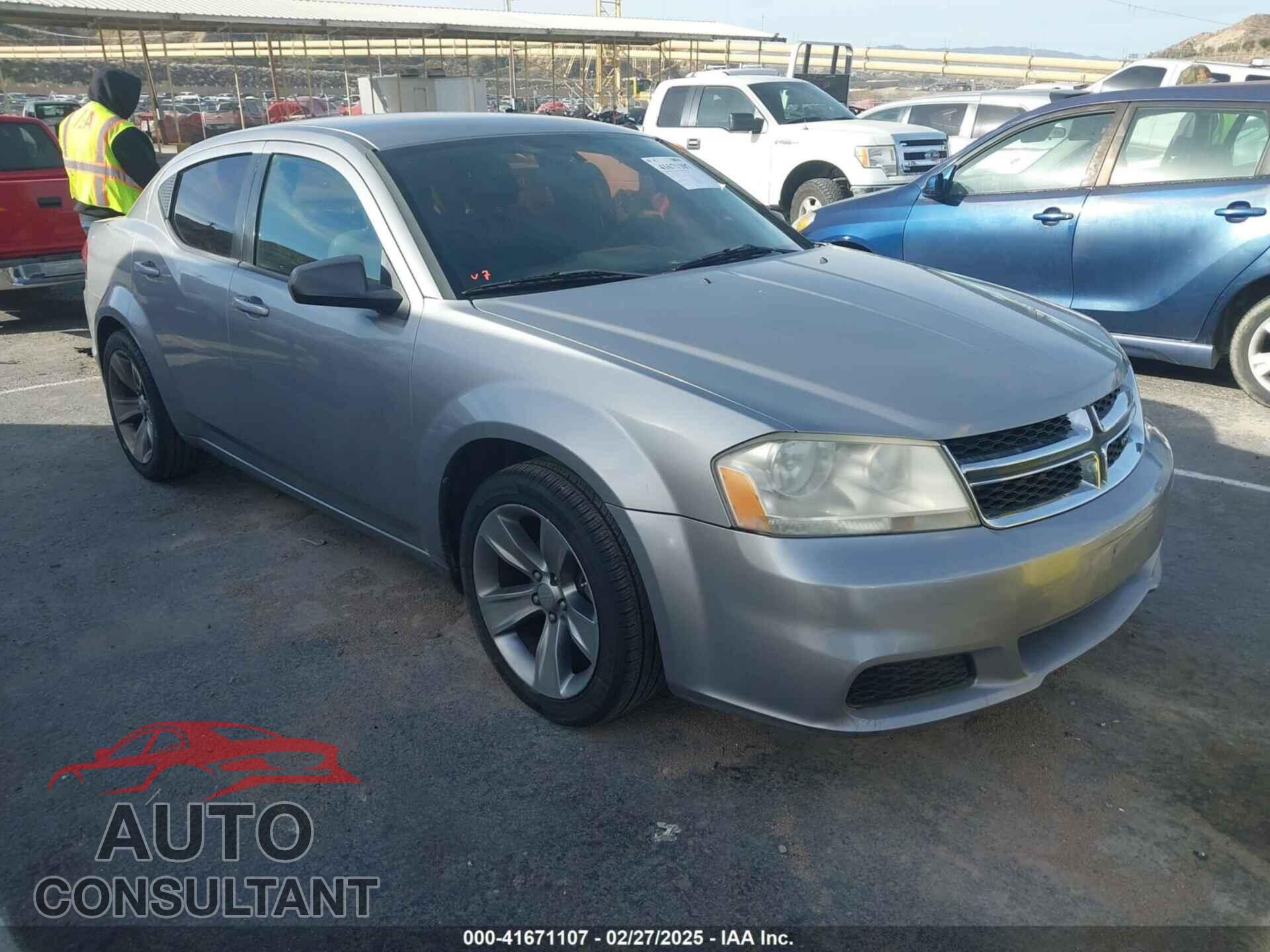 DODGE AVENGER 2013 - 1C3CDZAB6DN679811