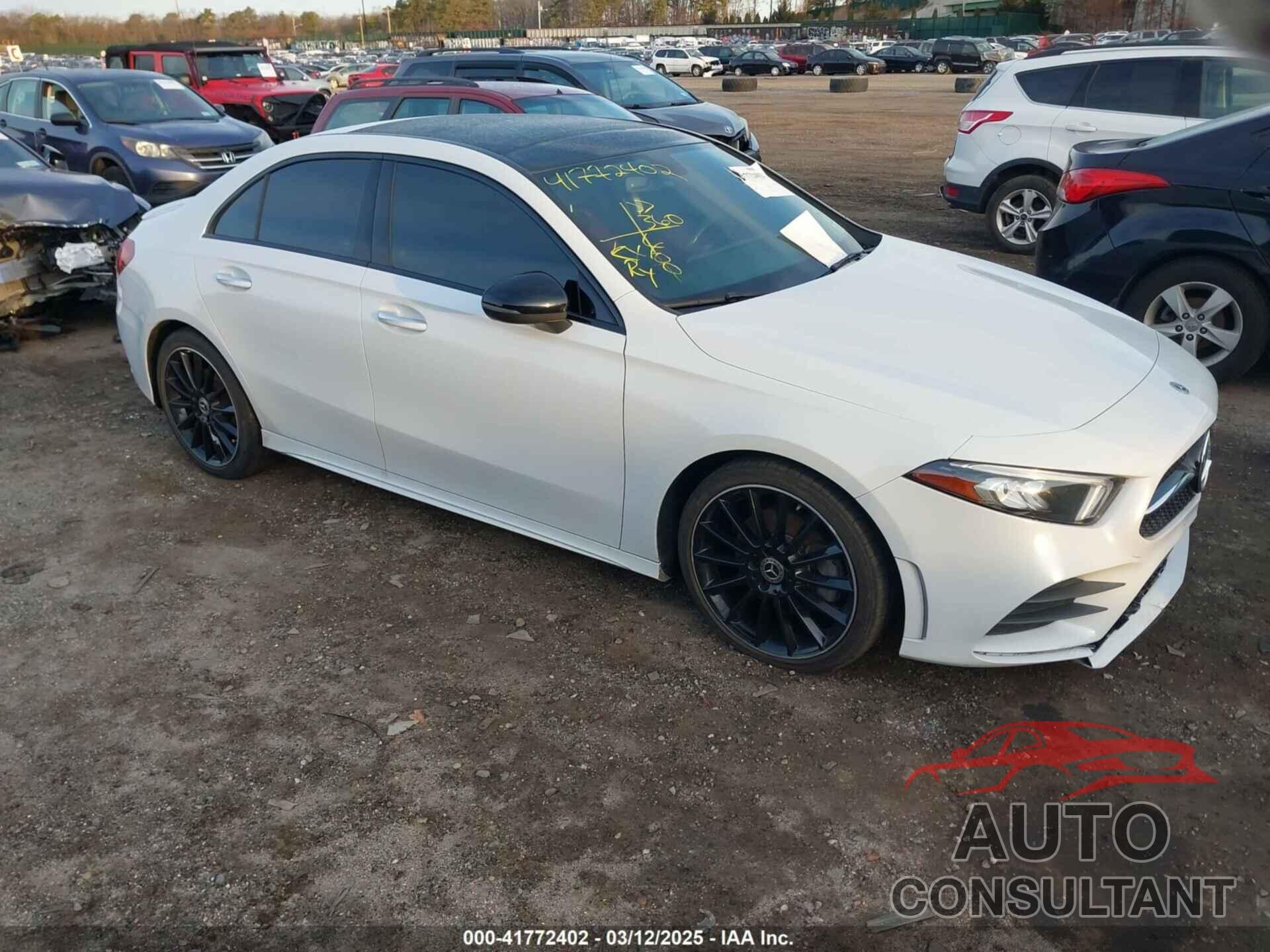 MERCEDES-BENZ A 220 2021 - W1K3G4EB1MJ257006