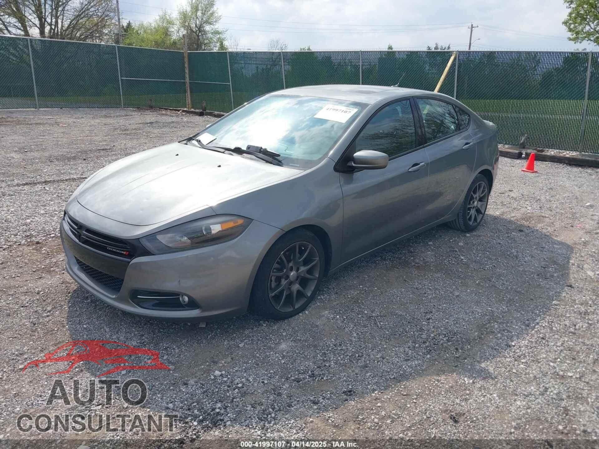 DODGE DART 2013 - 1C3CDFBA2DD343499