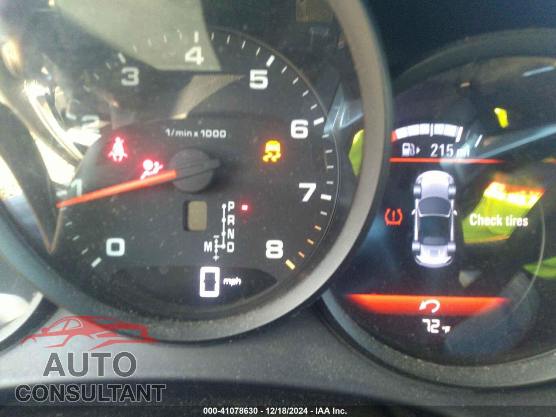 PORSCHE 718 BOXSTER 2017 - WP0CA2A83HS221358