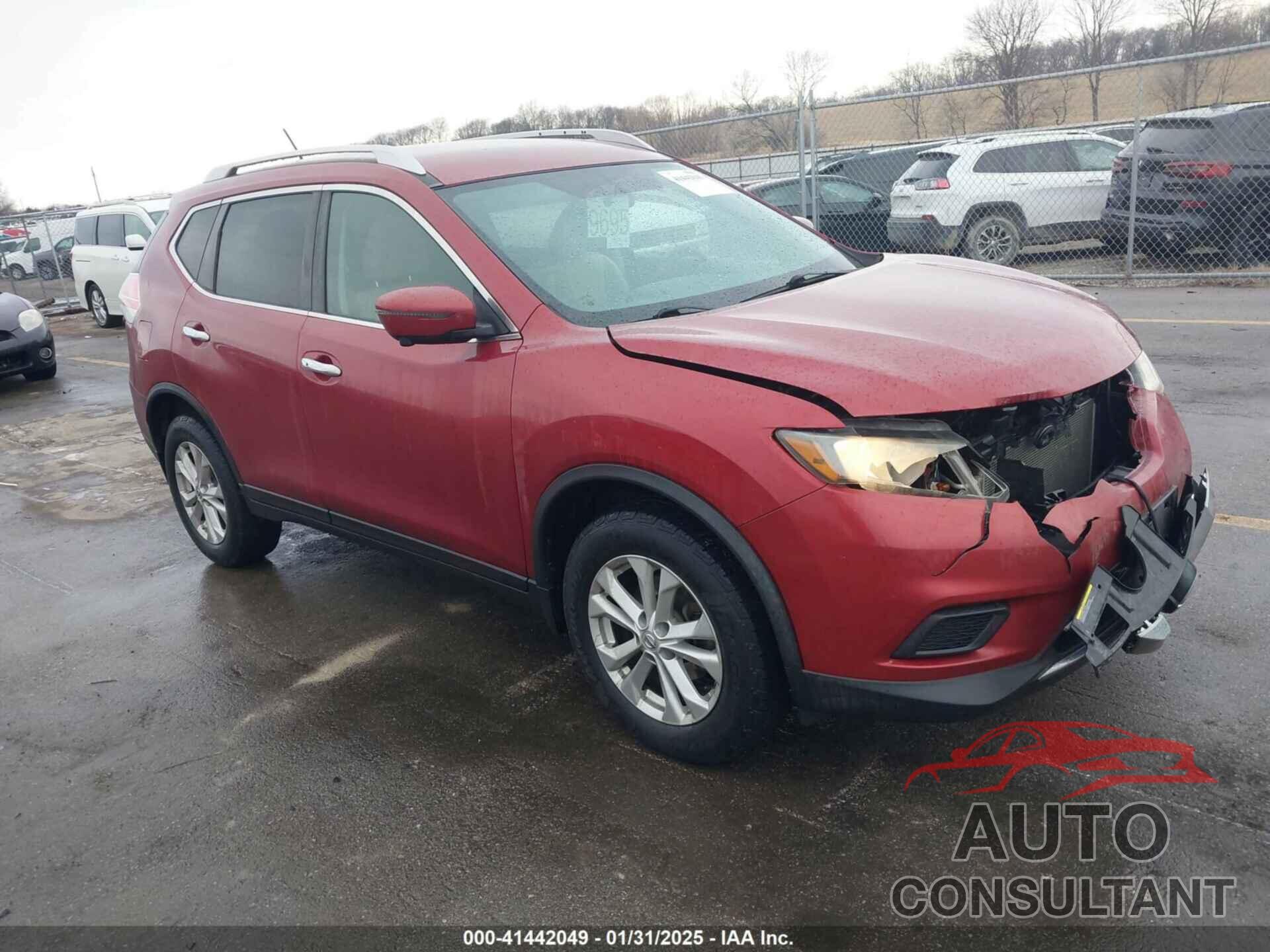 NISSAN ROGUE 2016 - KNMAT2MV0GP653507