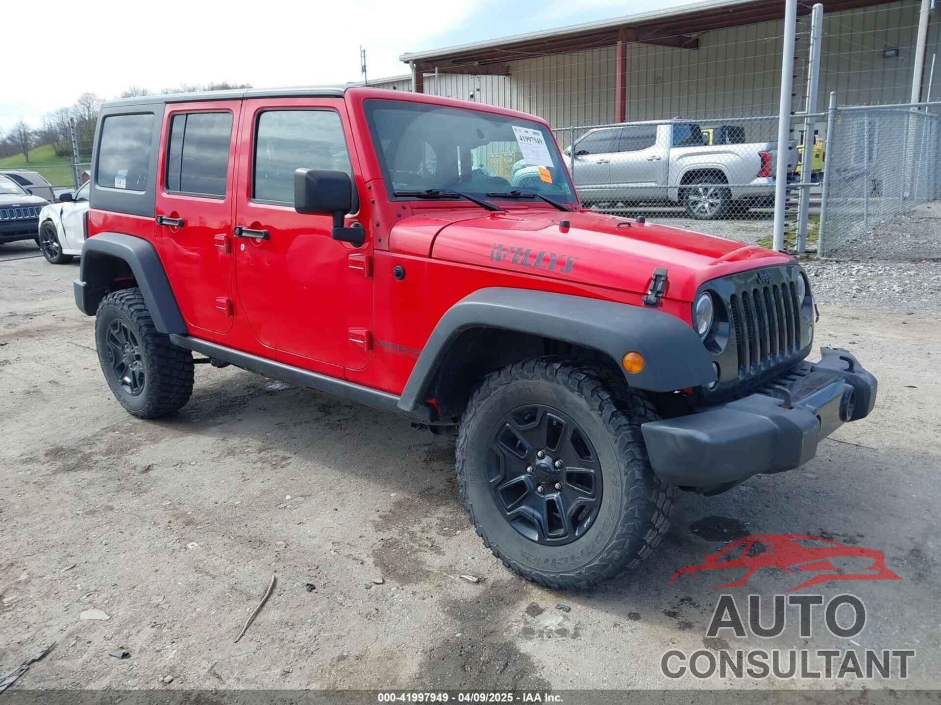 JEEP WRANGLER UNLIMITED 2017 - 1C4HJWDG1HL544575