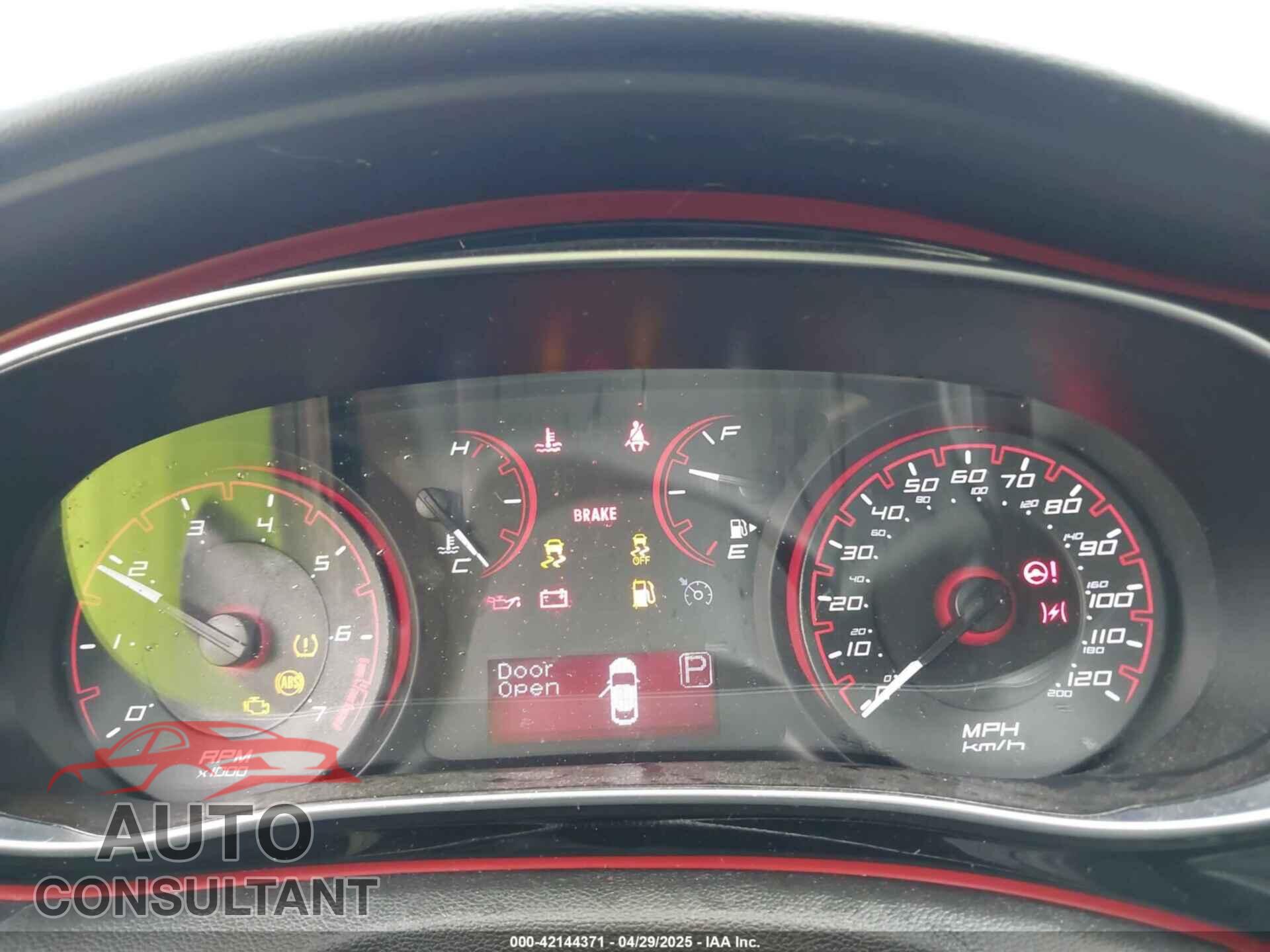 DODGE DART 2015 - 1C3CDFBB1FD422884