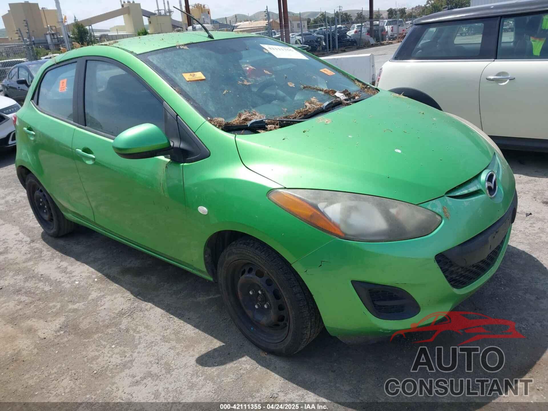 MAZDA MAZDA2 2011 - JM1DE1HY6B0120312
