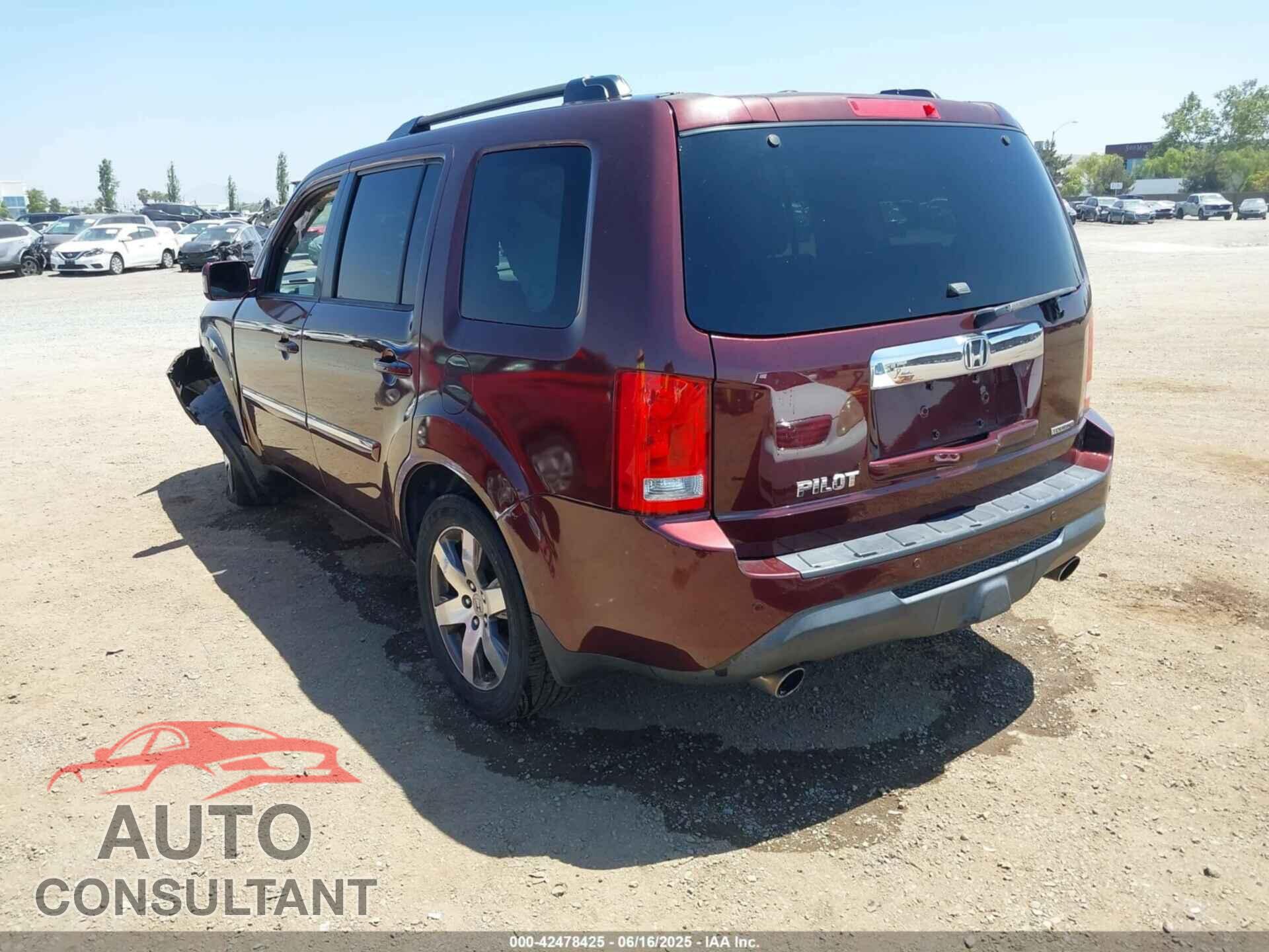 HONDA PILOT 2012 - 5FNYF3H93CB007603