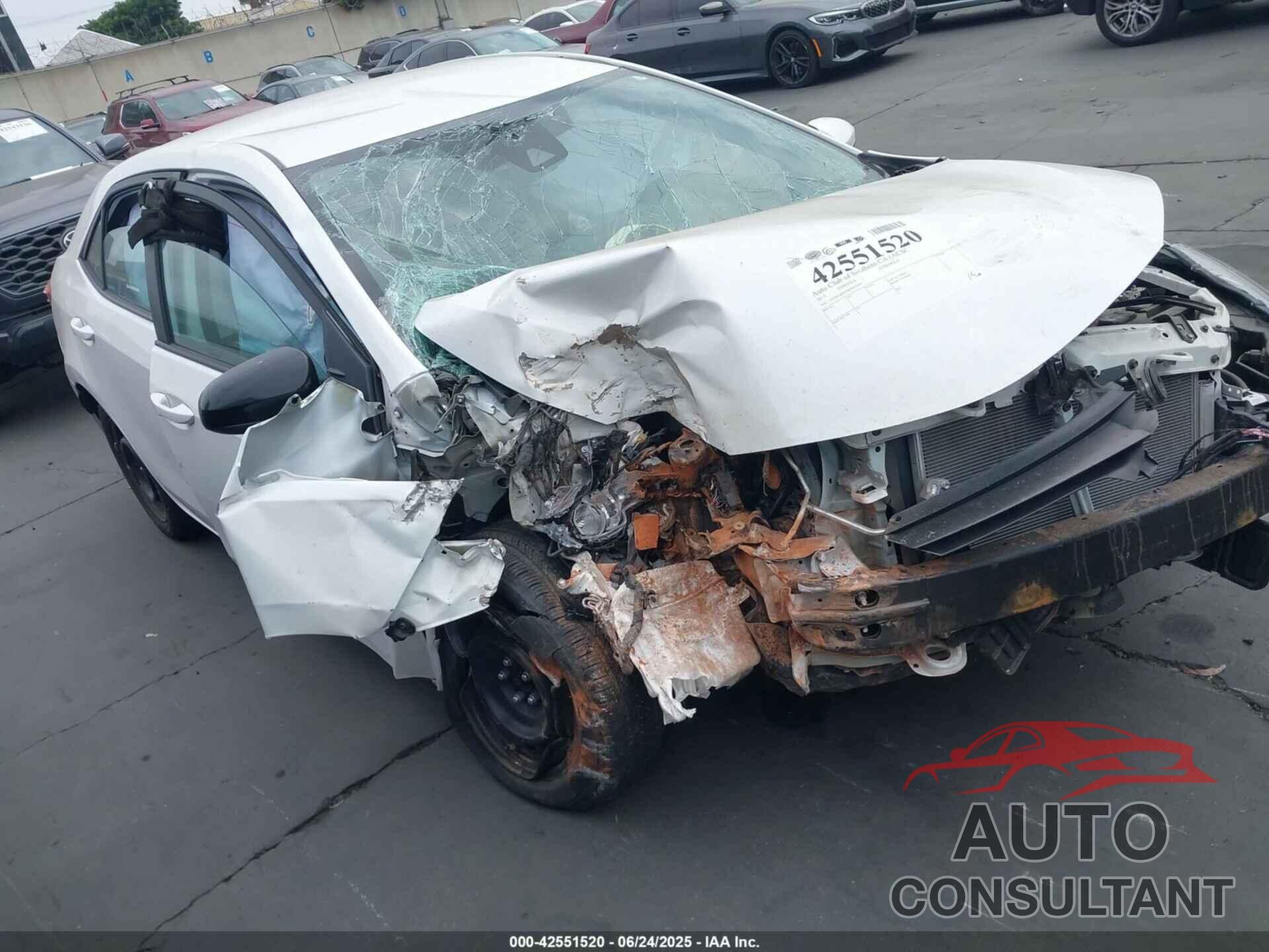 TOYOTA COROLLA 2019 - 5YFBURHE8KP926754