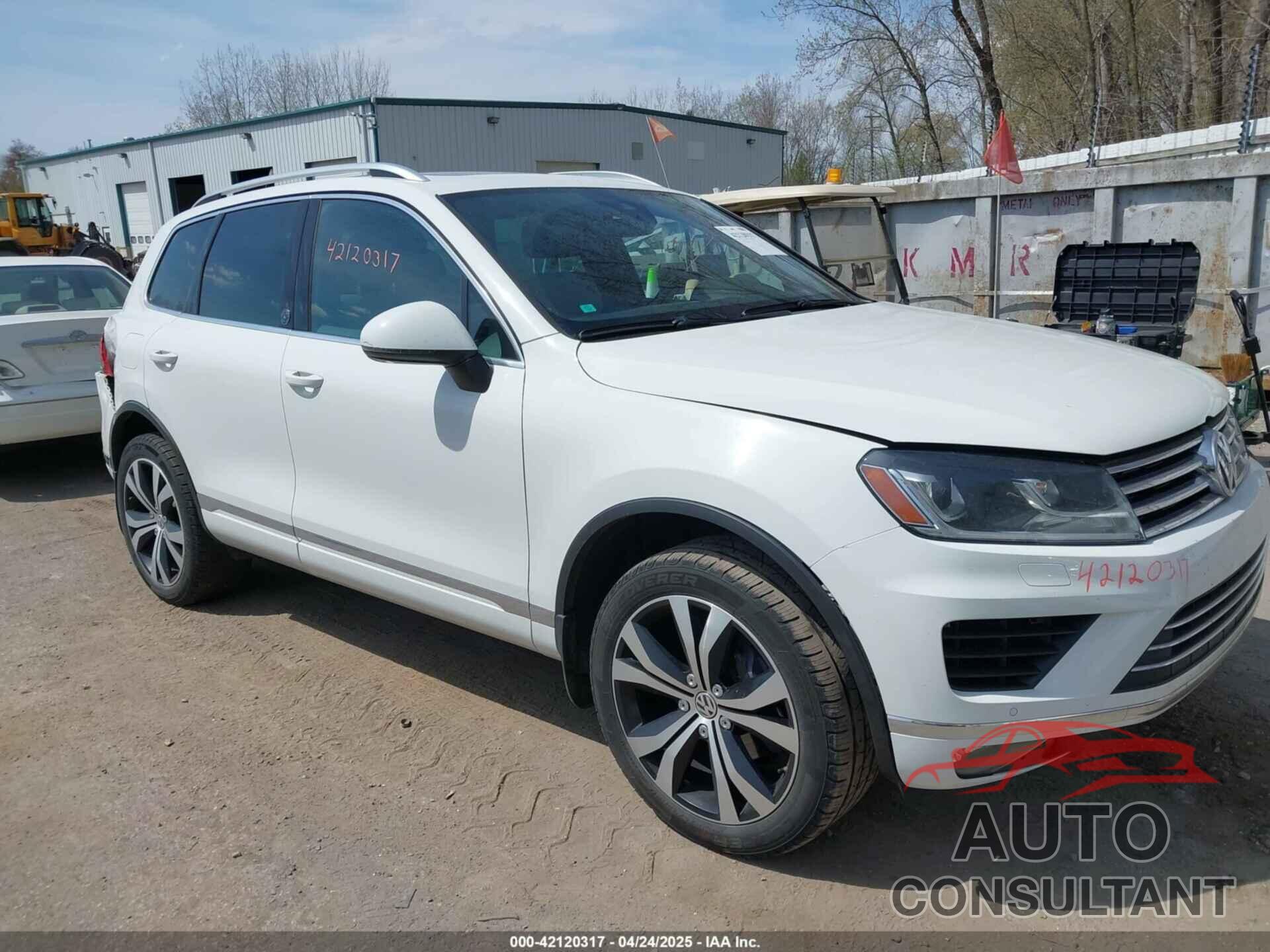 VOLKSWAGEN TOUAREG 2017 - WVGRF7BP8HD005505