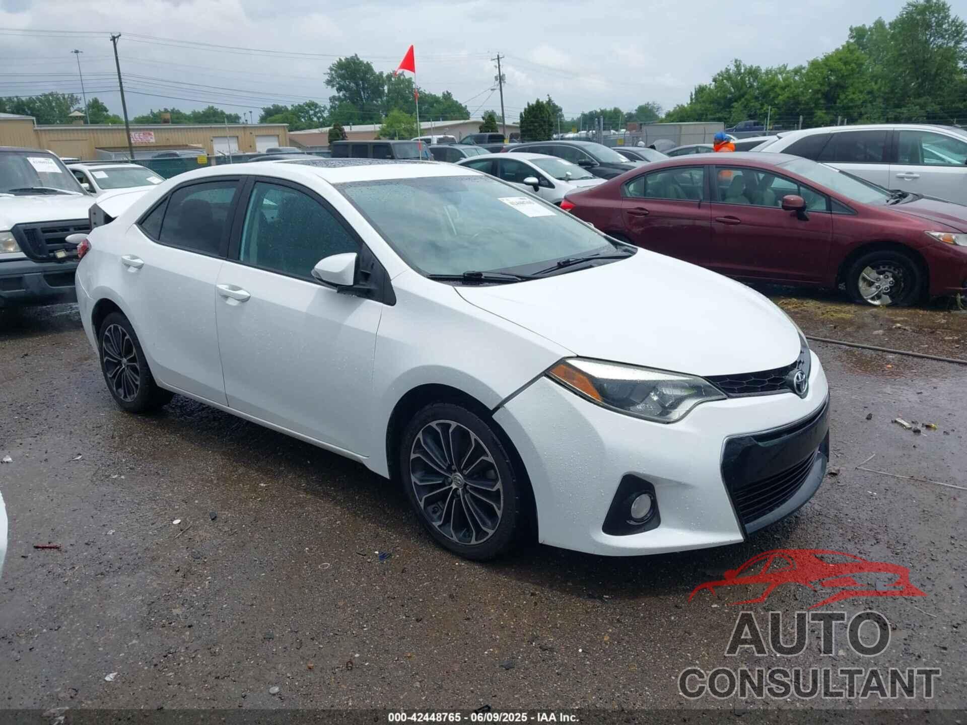 TOYOTA COROLLA 2015 - 5YFBURHE6FP327454