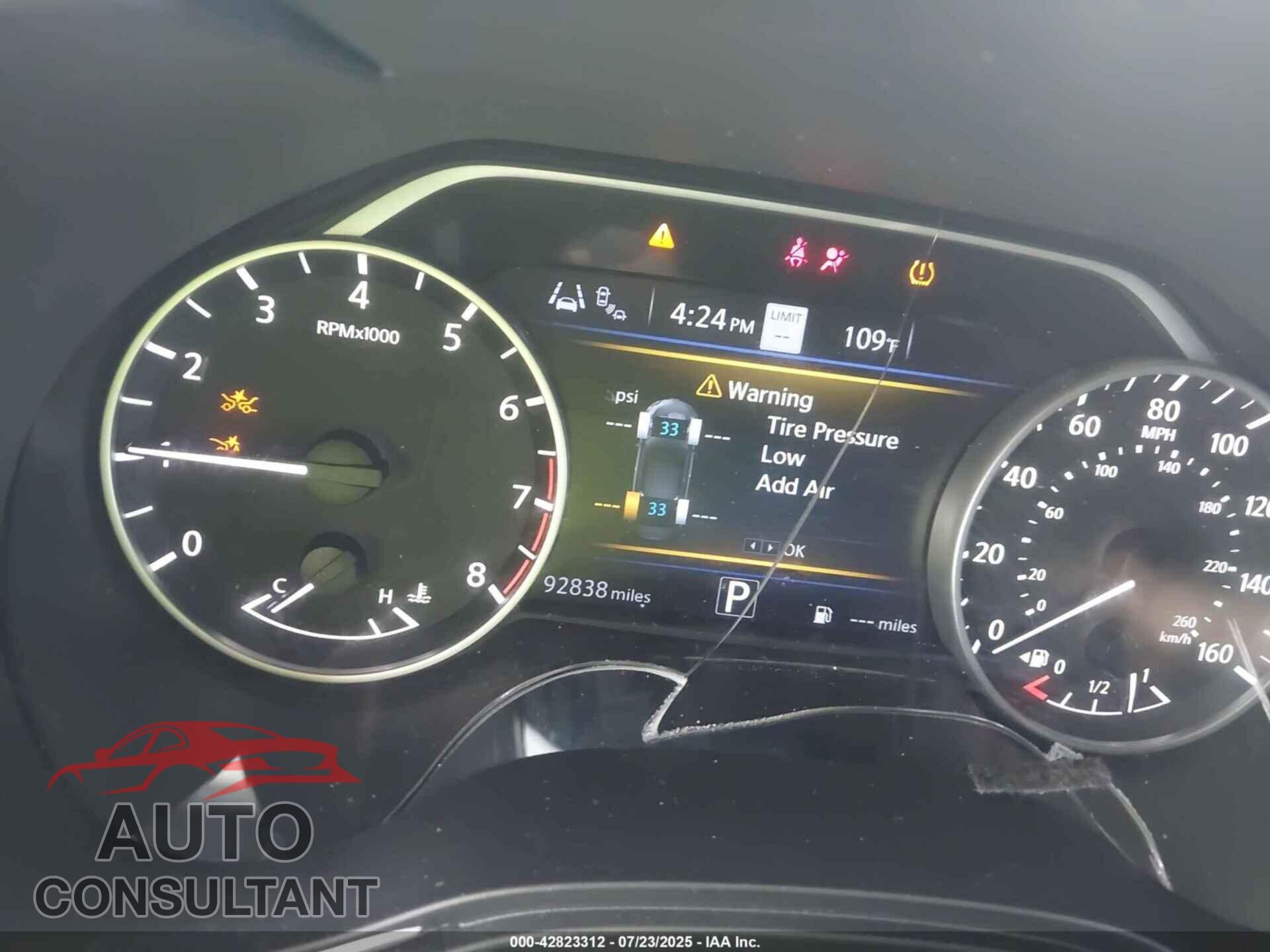 NISSAN MAXIMA 2020 - 1N4AA6EV3LC384437