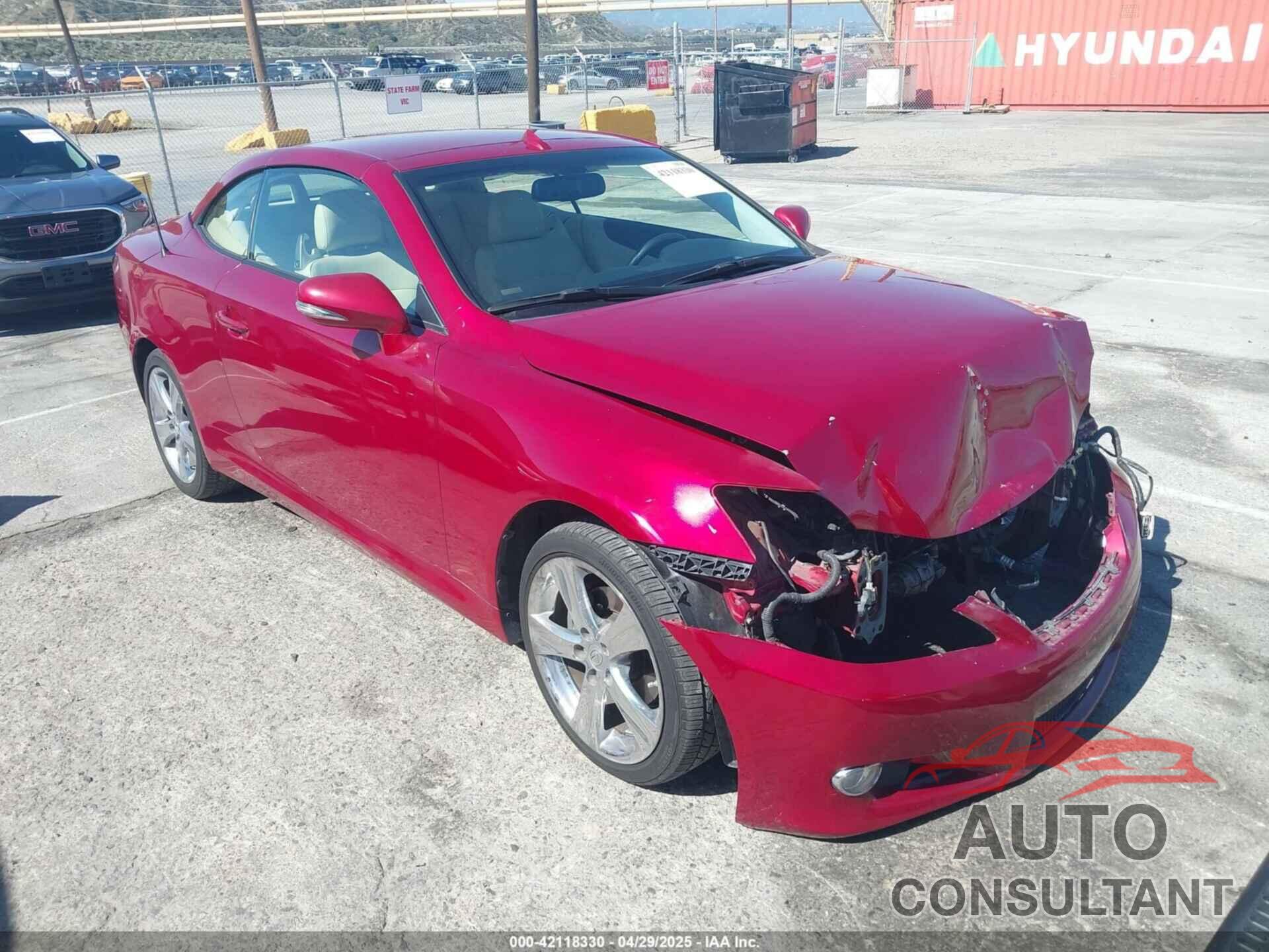 LEXUS IS 250C 2014 - JTHFF2C23E2531334