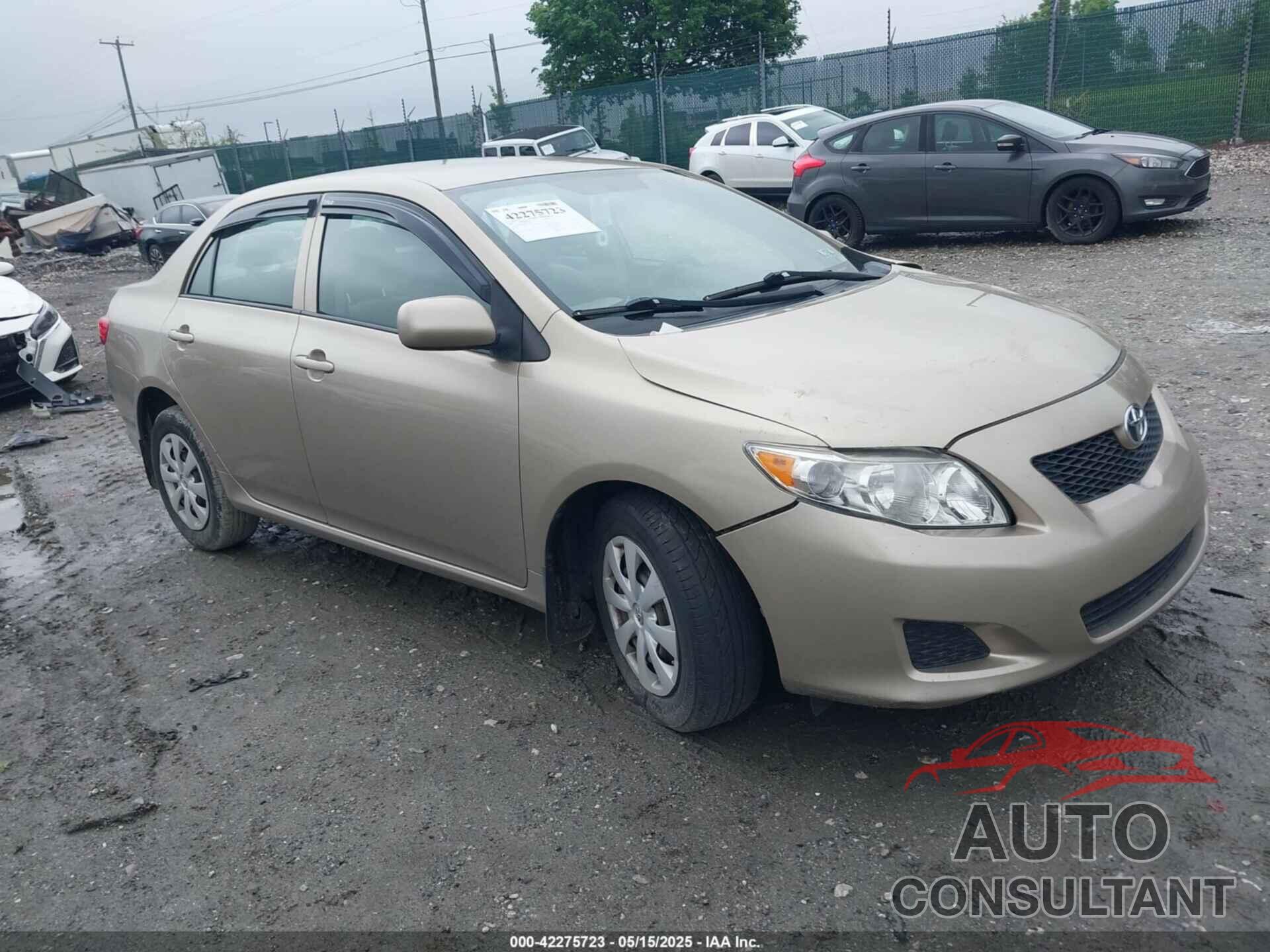 TOYOTA COROLLA 2009 - 1NXBU40E69Z050600