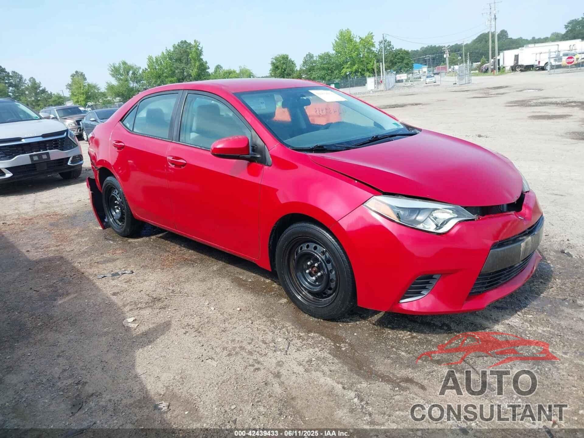 TOYOTA COROLLA 2015 - 5YFBURHE2FP267995