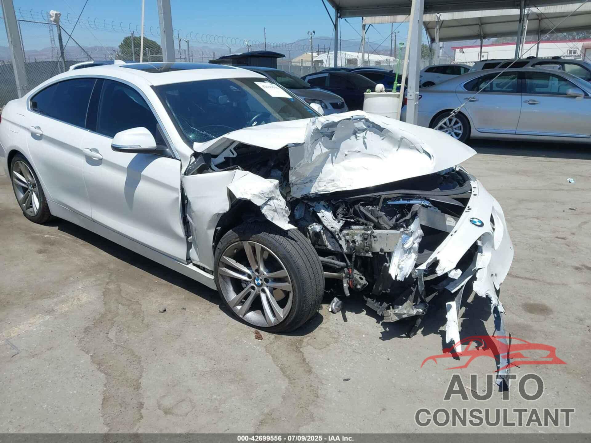 BMW 430I GRAN COUPE 2018 - WBA4J1C52JBG80940