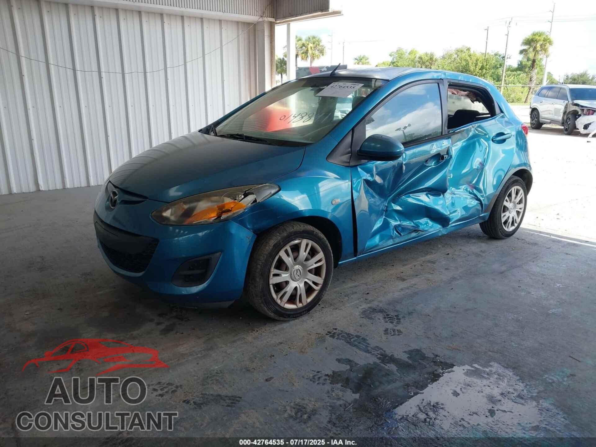 MAZDA MAZDA2 2012 - JM1DE1KY5C0148841