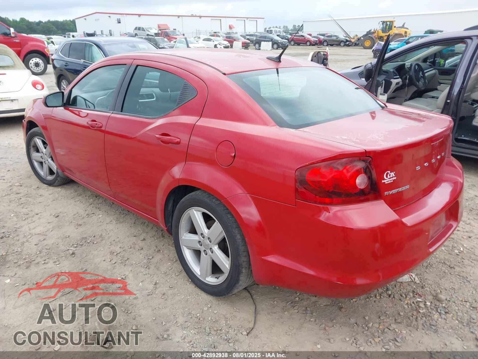 DODGE AVENGER 2011 - 1B3BD1FB9BN561008