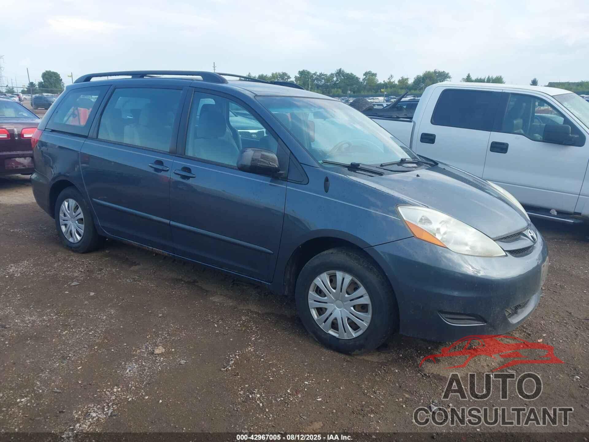TOYOTA SIENNA 2009 - 5TDZK23C69S254969