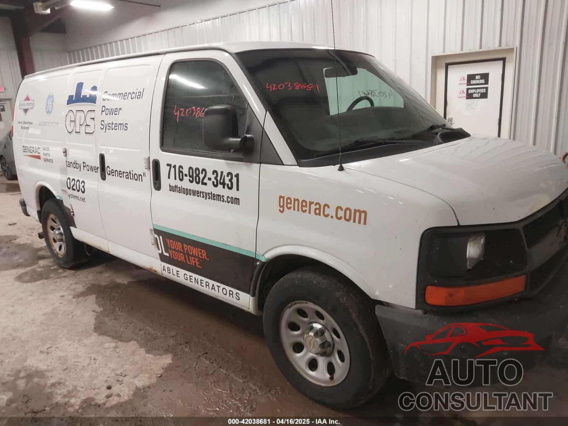 CHEVROLET EXPRESS 1500 2012 - 1GCSGAFX6C1167511