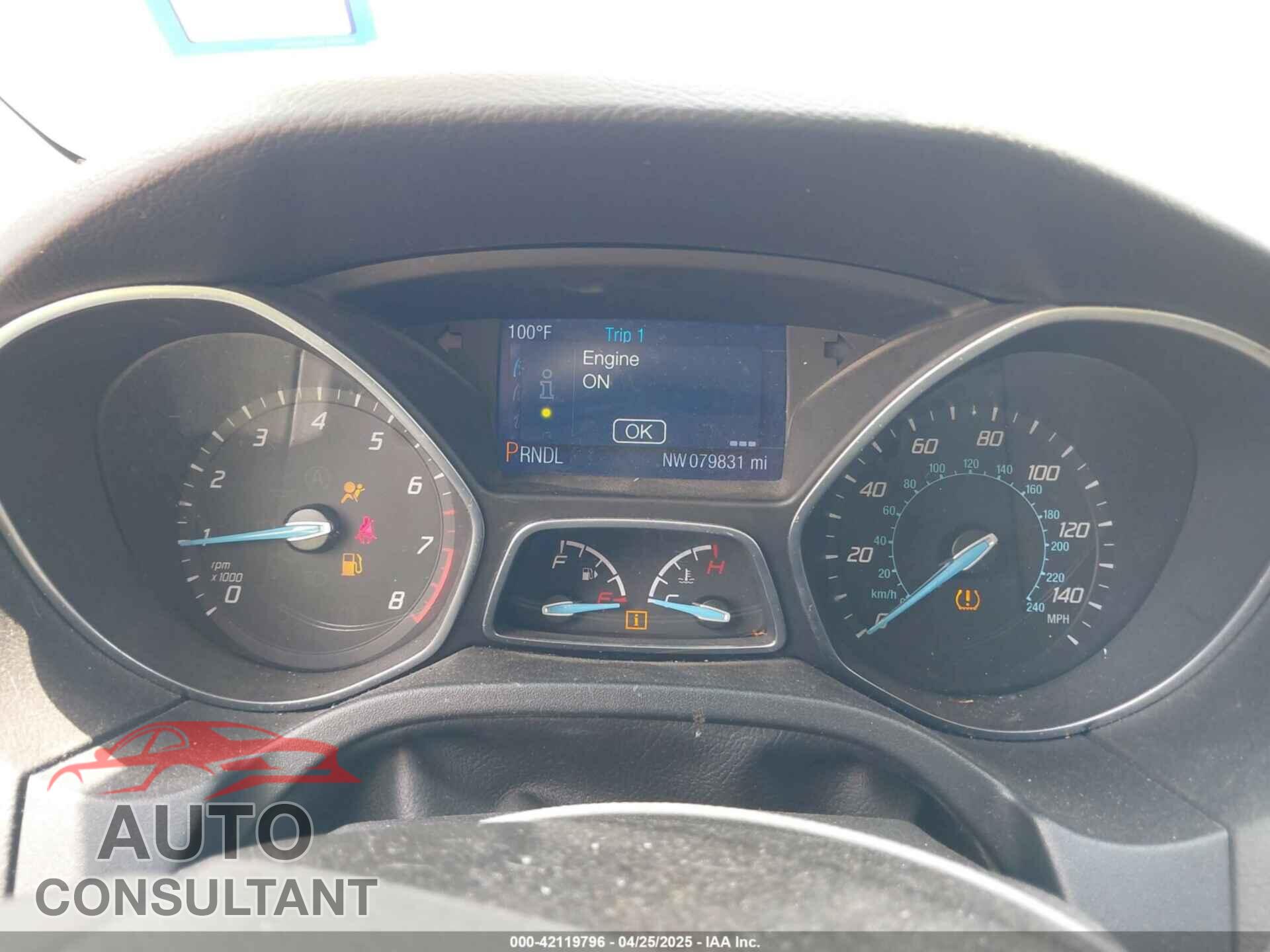 FORD FOCUS 2014 - 1FADP3K22EL412736