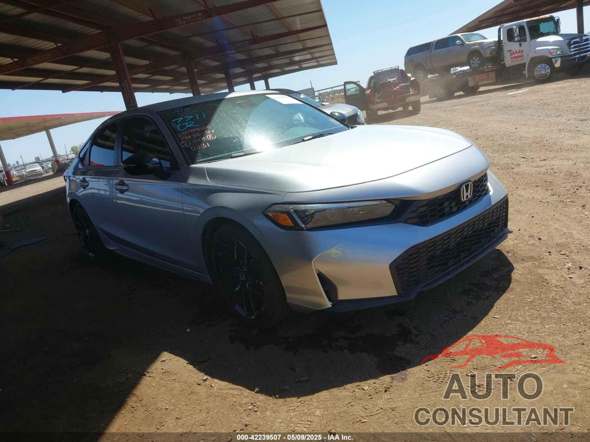 HONDA CIVIC 2025 - 19XFL2H82SE010031