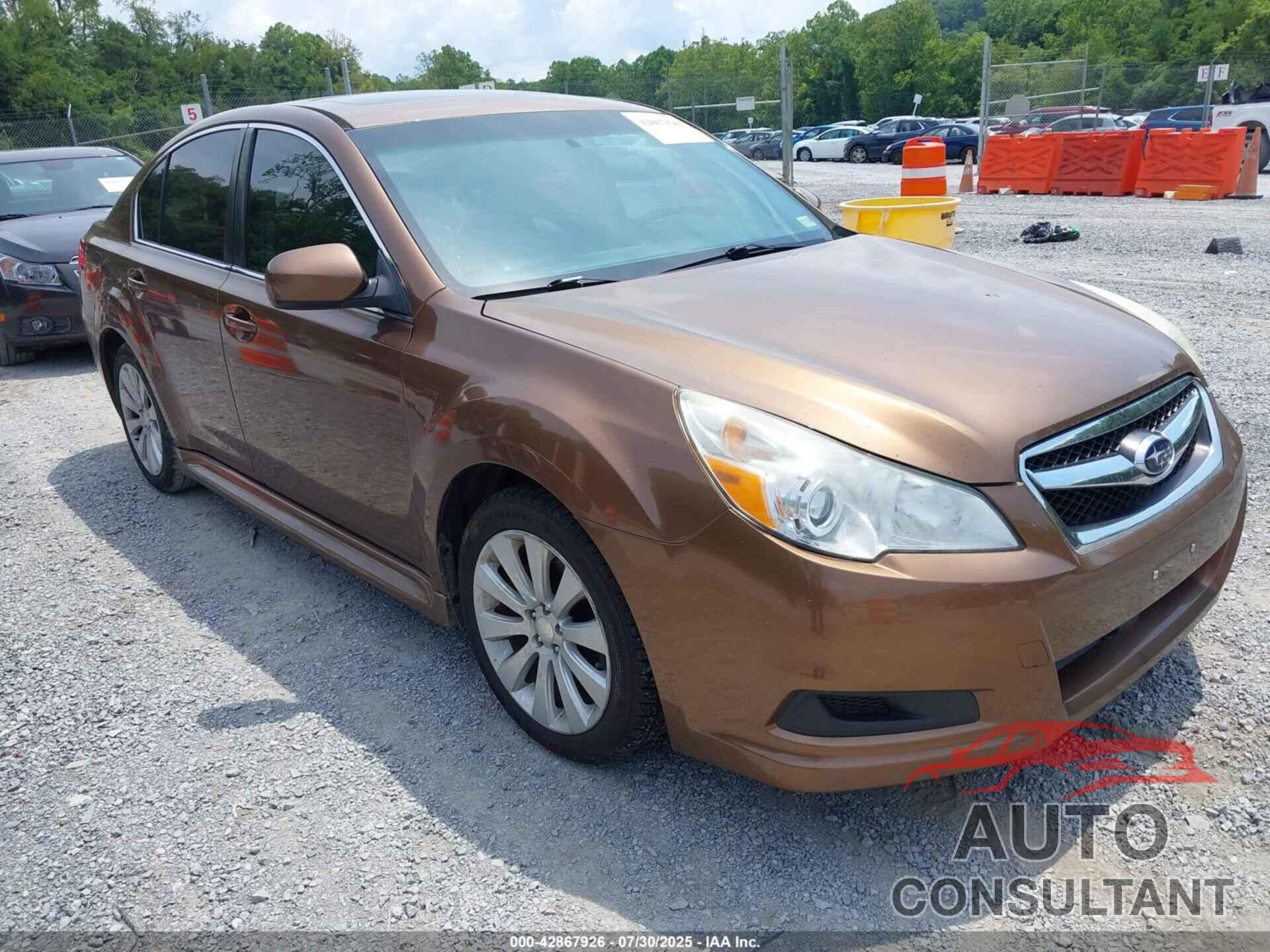 SUBARU LEGACY 2011 - 4S3BMBK69B3249800