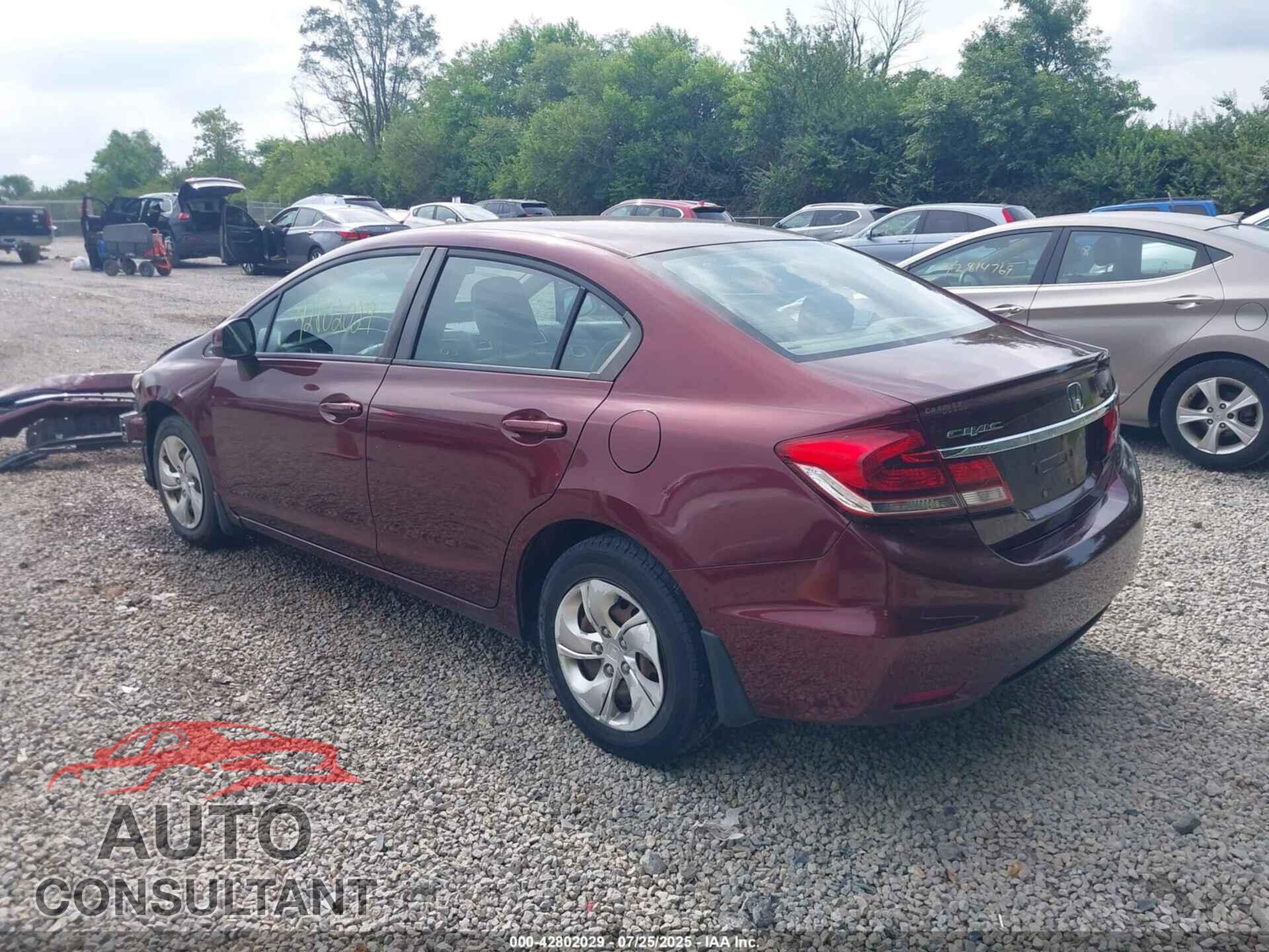 HONDA CIVIC 2013 - 19XFB2F56DE019006