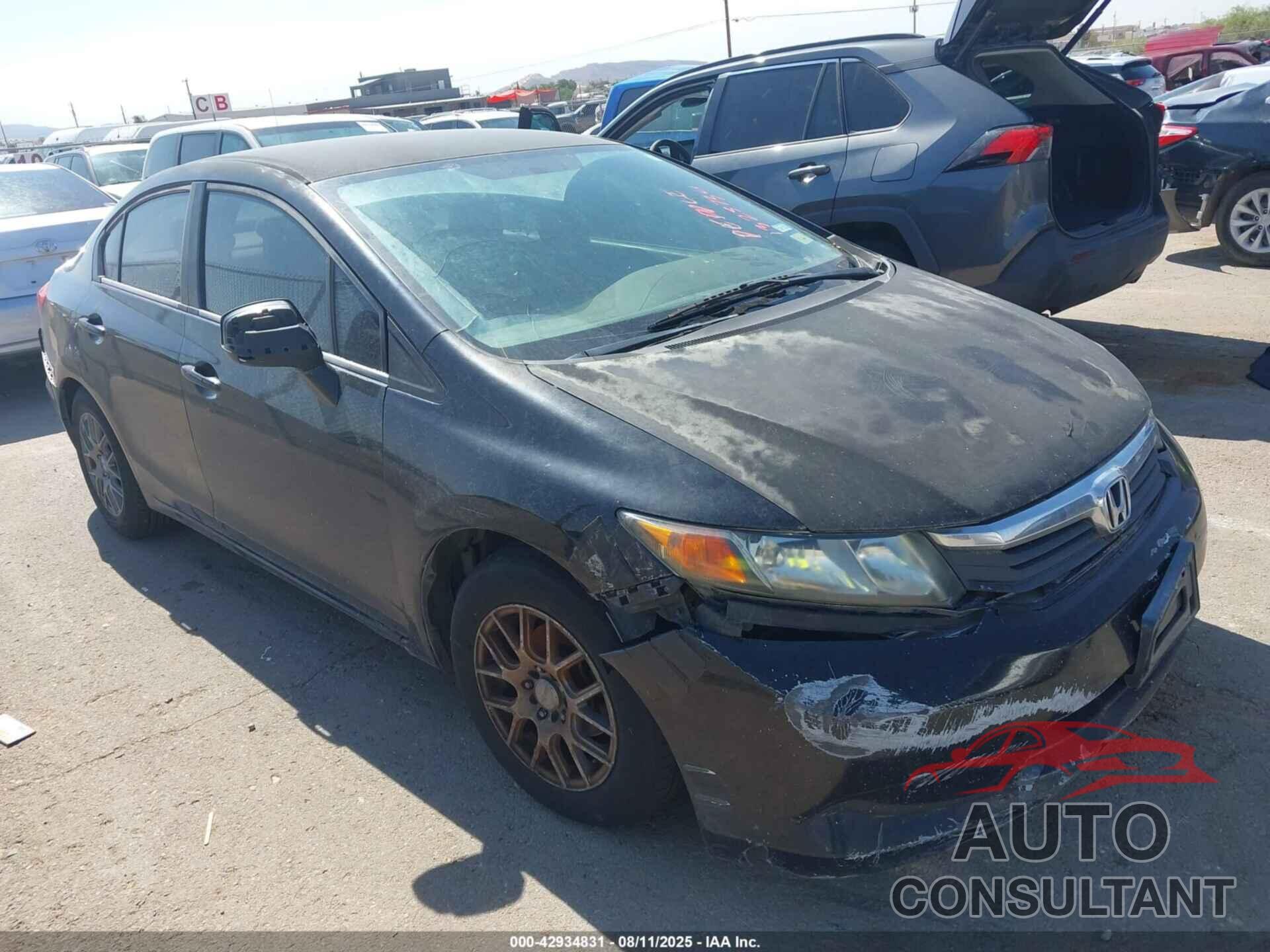 HONDA CIVIC 2012 - 2HGFB2F59CH612475