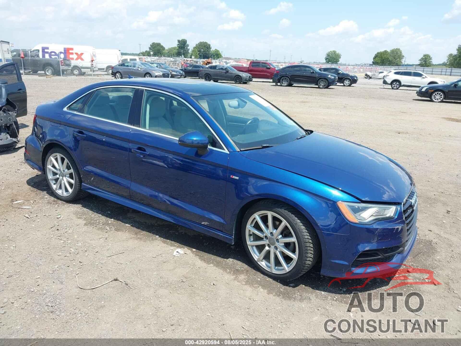 AUDI A3 2015 - WAUHJGFF1F1095320