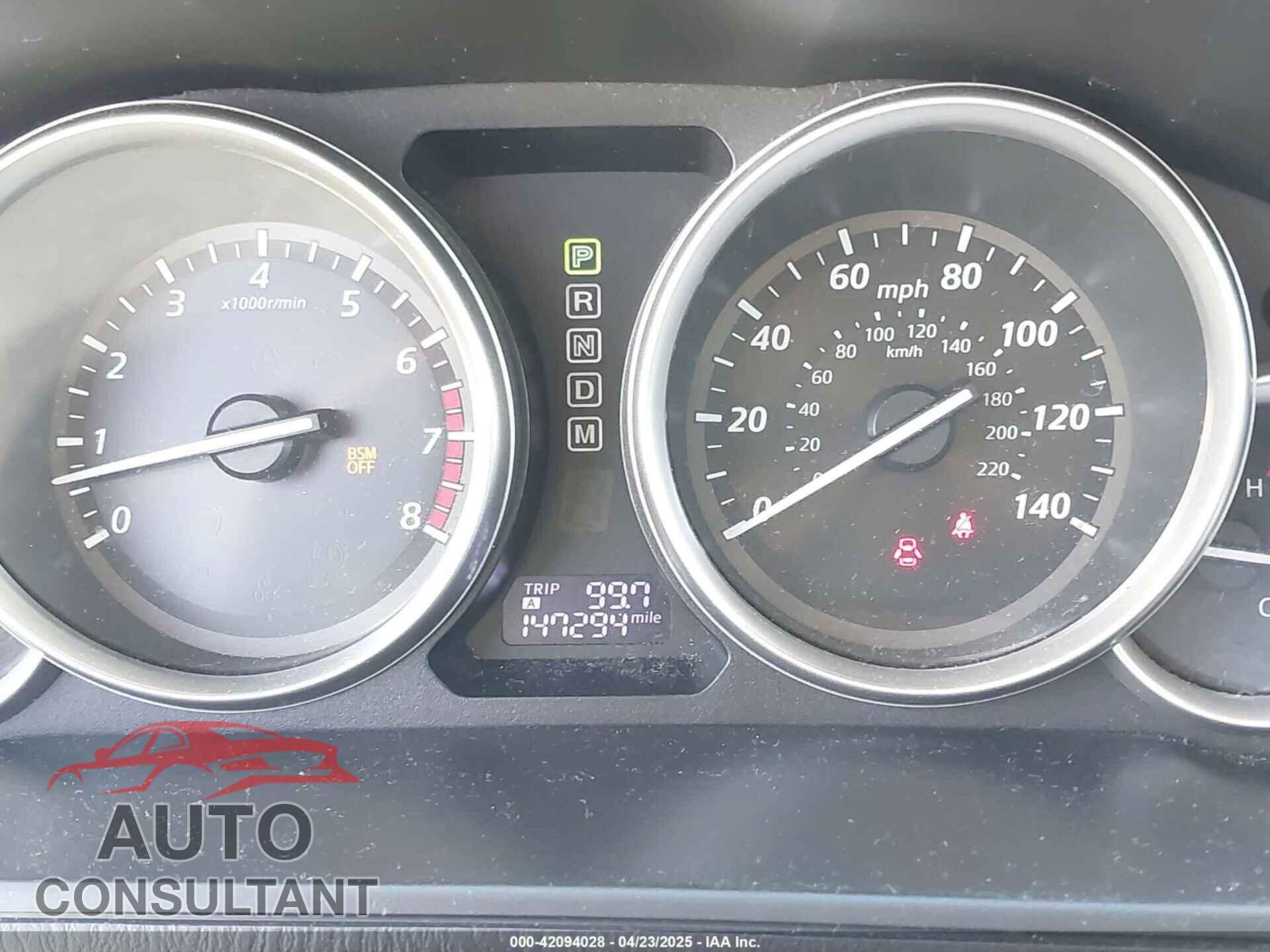 MAZDA CX-9 2014 - JM3TB3DV4E0429428
