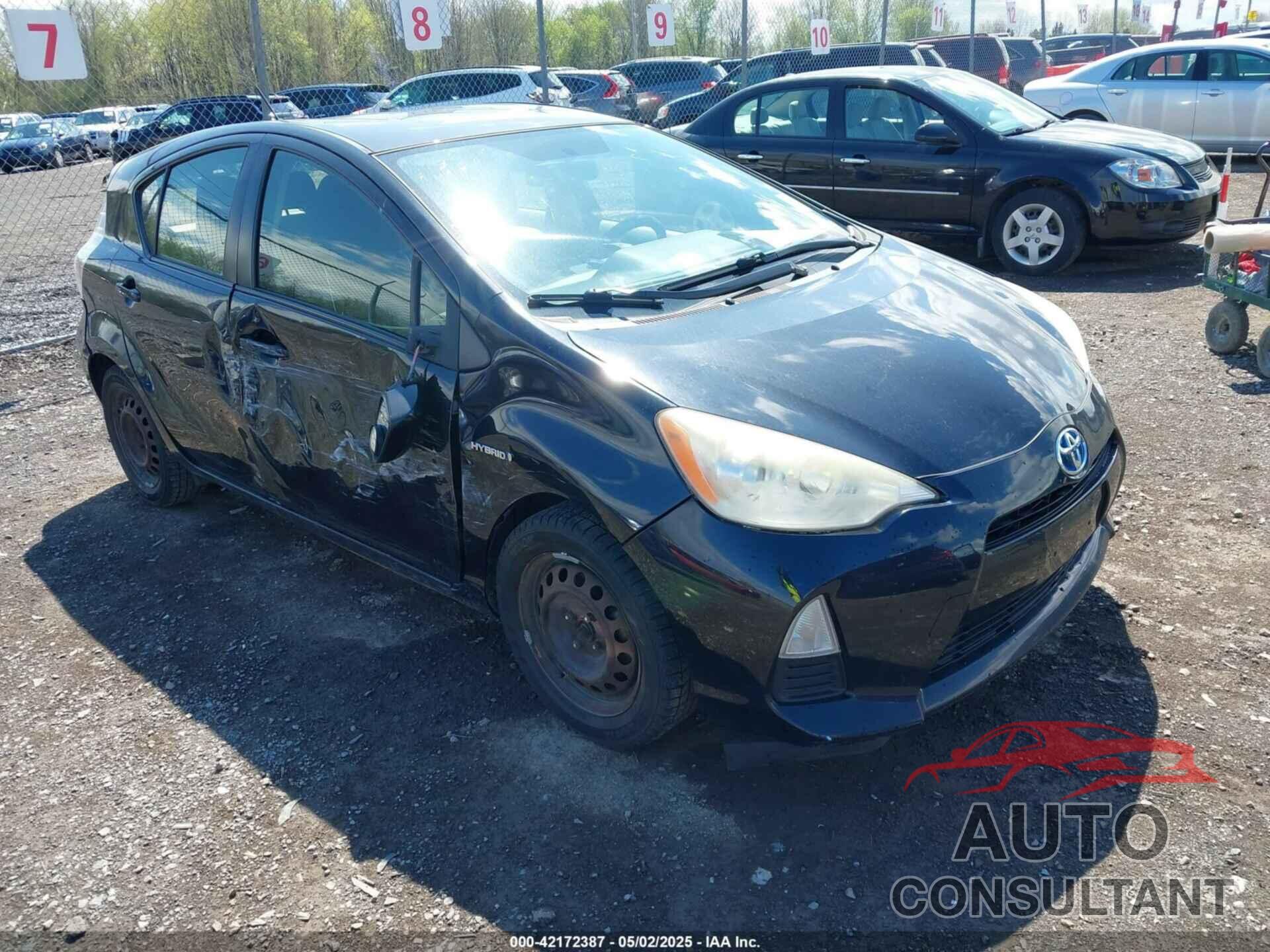 TOYOTA PRIUS C 2013 - JTDKDTB36D1034028