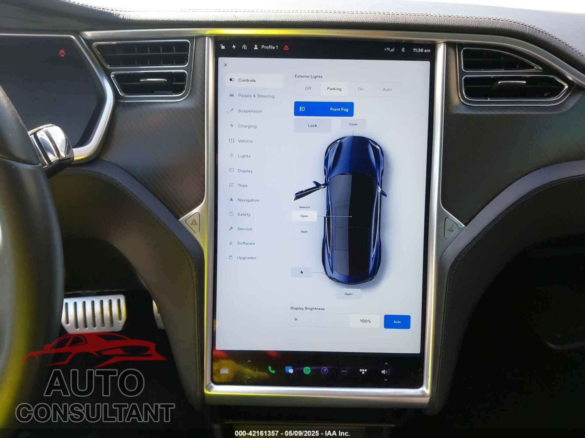 TESLA MODEL S 2013 - 5YJSA1DP2DFP06669