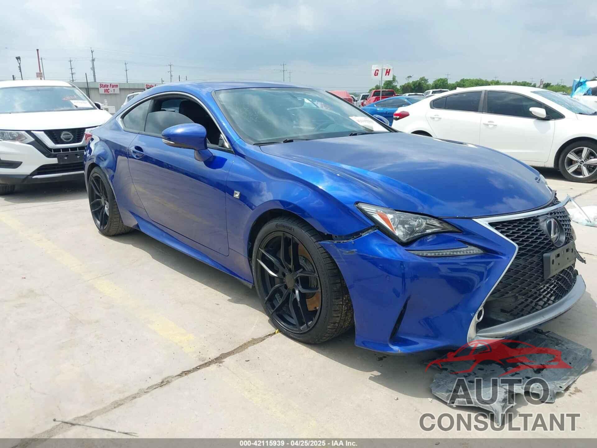 LEXUS RC 200T 2016 - JTHHA5BC7G5002196